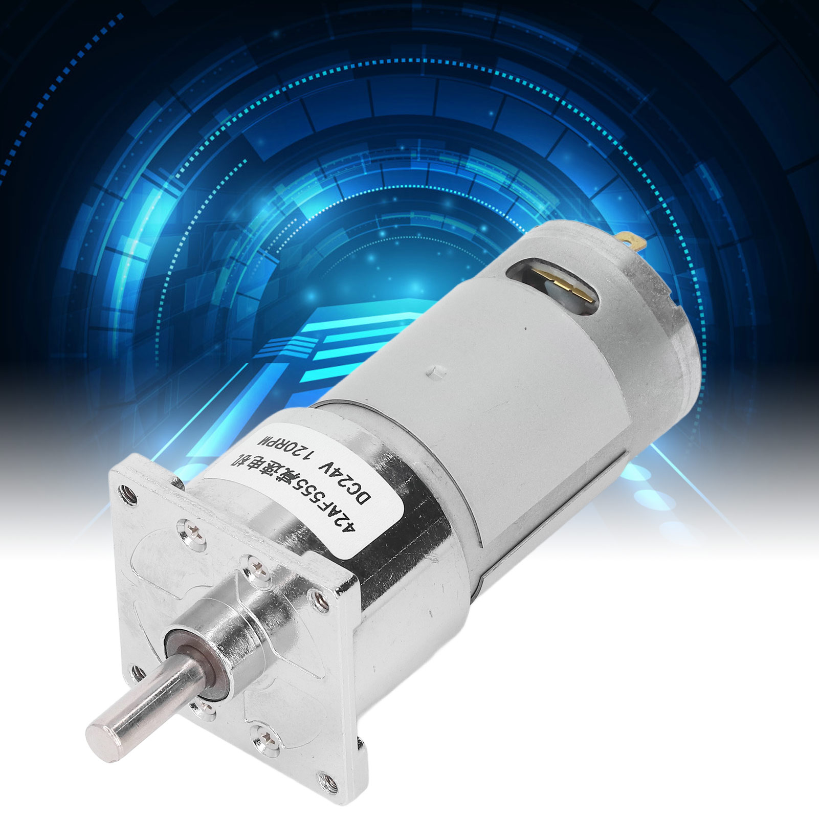42f555 Gleichstrom-getriebemotor, 24 V Gleichstrom, 120 U/min Mittelwelle