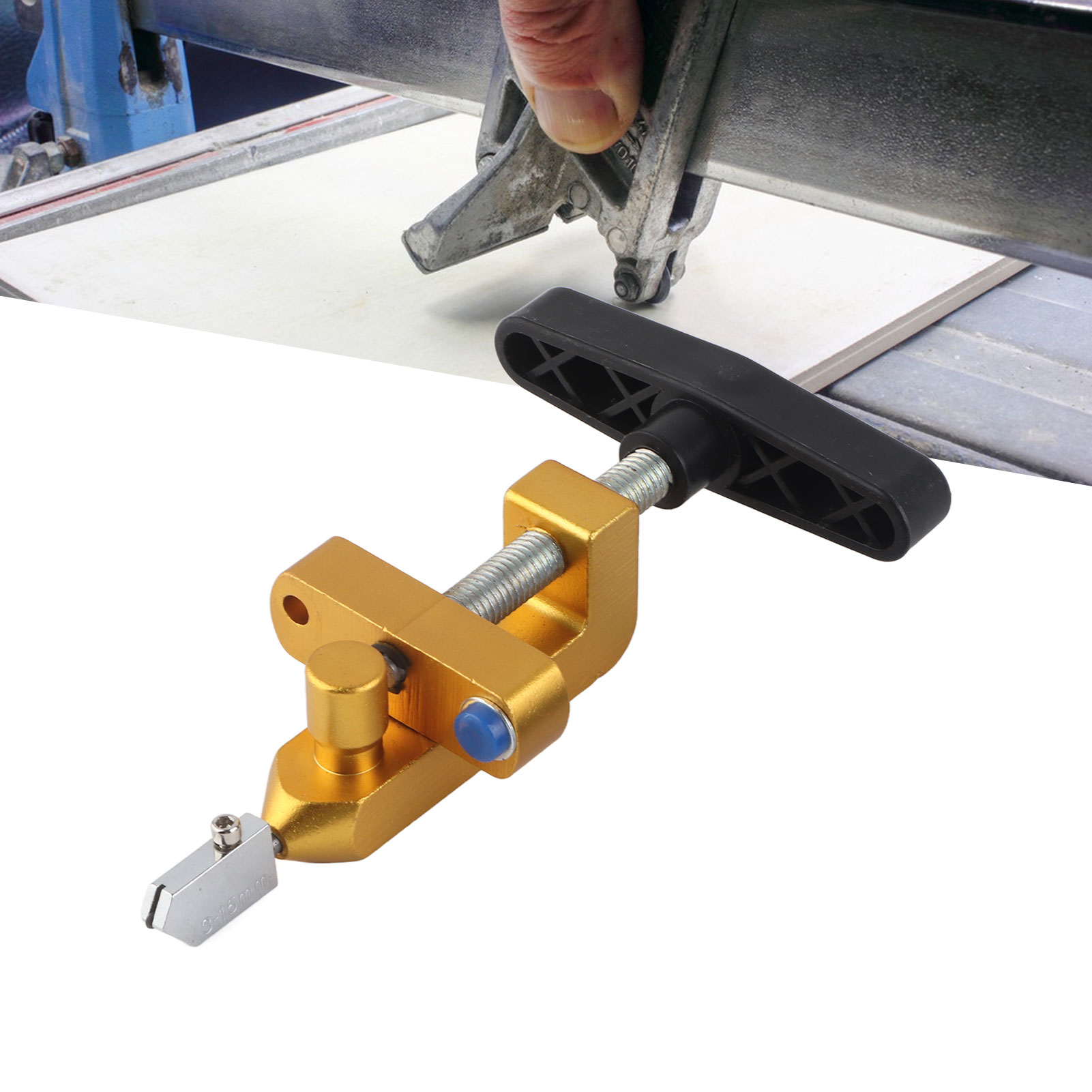 All-in-one-fliesenschneider, Multifunktionaler Fliesenschneider, 2-in-1-glasschneider Aus Aluminiumlegierung, Goldset, Artikelnummer: Mt-228