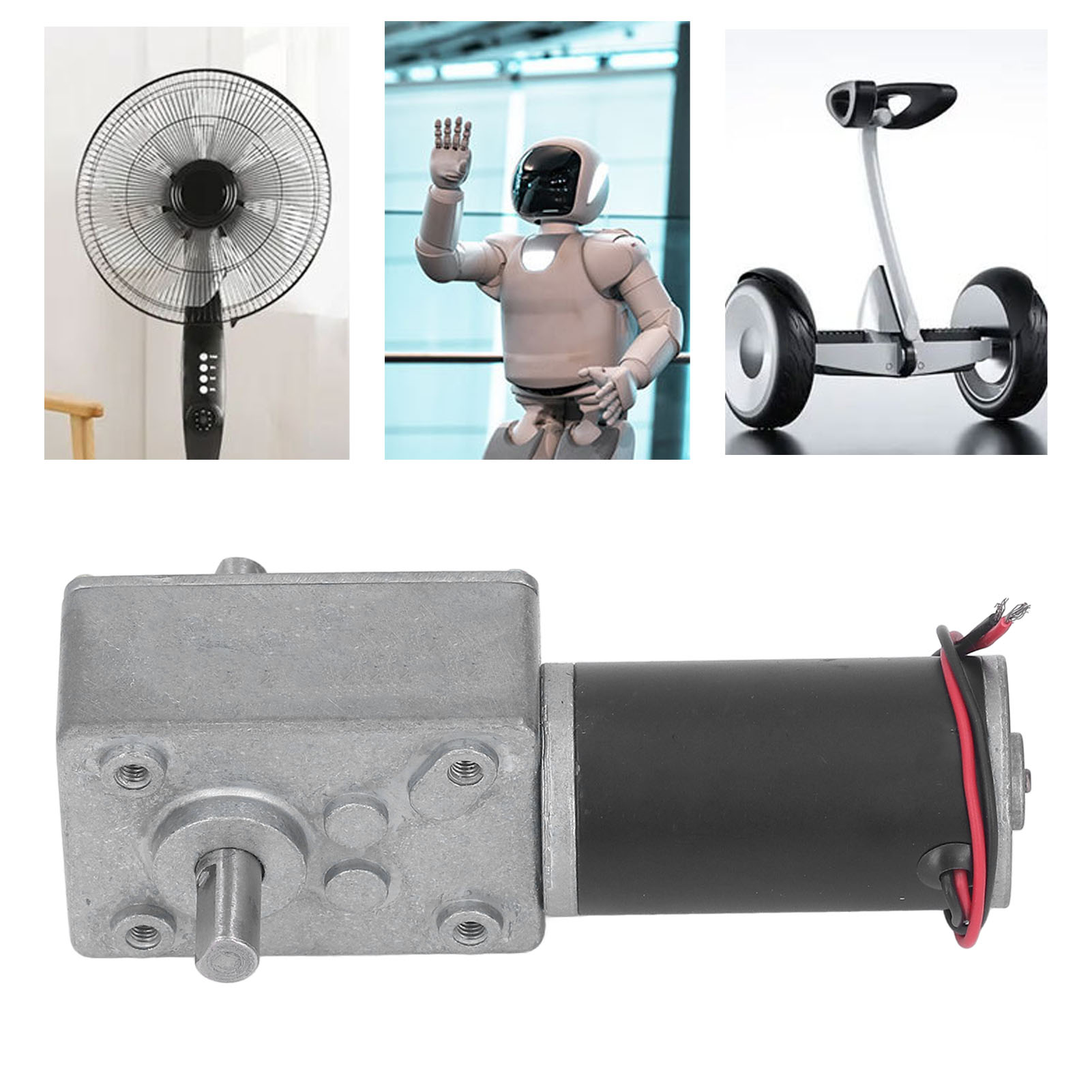 634jsx-31zy Getriebe-gleichstrommotor, 12 V Dc, Zweiwellenmotor, 80 U/min