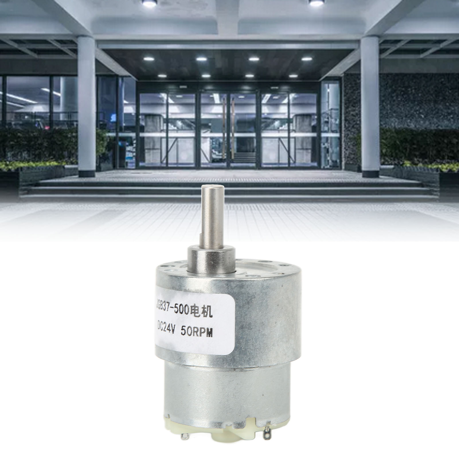 Jgb37-500 Gleichstrom-getriebemotor, 24 V Dc, 50 U/min, Drehmomentstarker Mikromotor Mit Einstellbarer Drehzahl