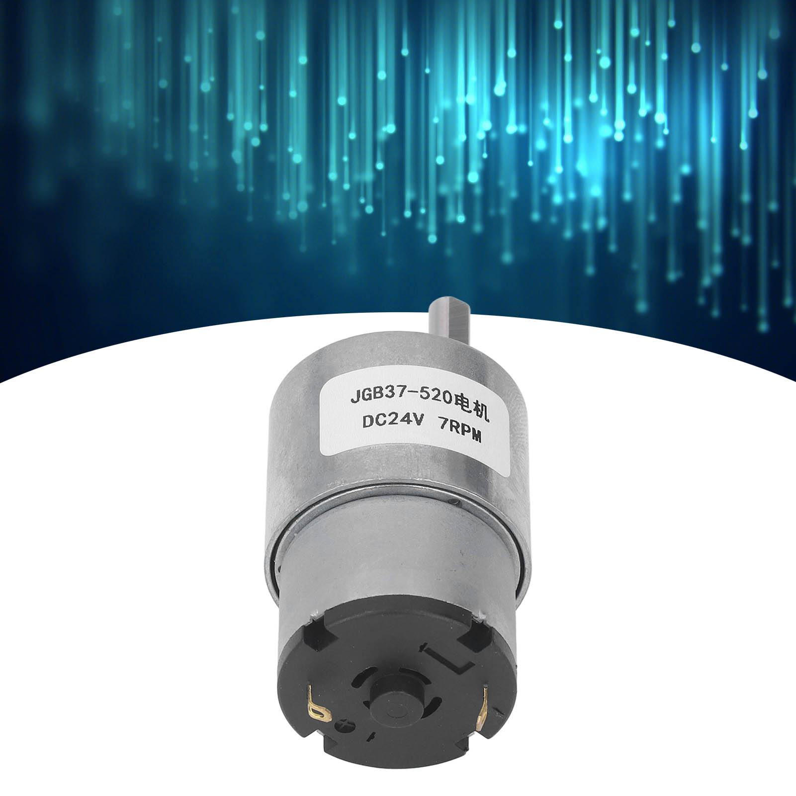 Jgb37-520 Dc24v 7 U/min Getriebemotor Mit Hall-effekt-geber, Ausgleichswagen Mit Drehzahlmessung