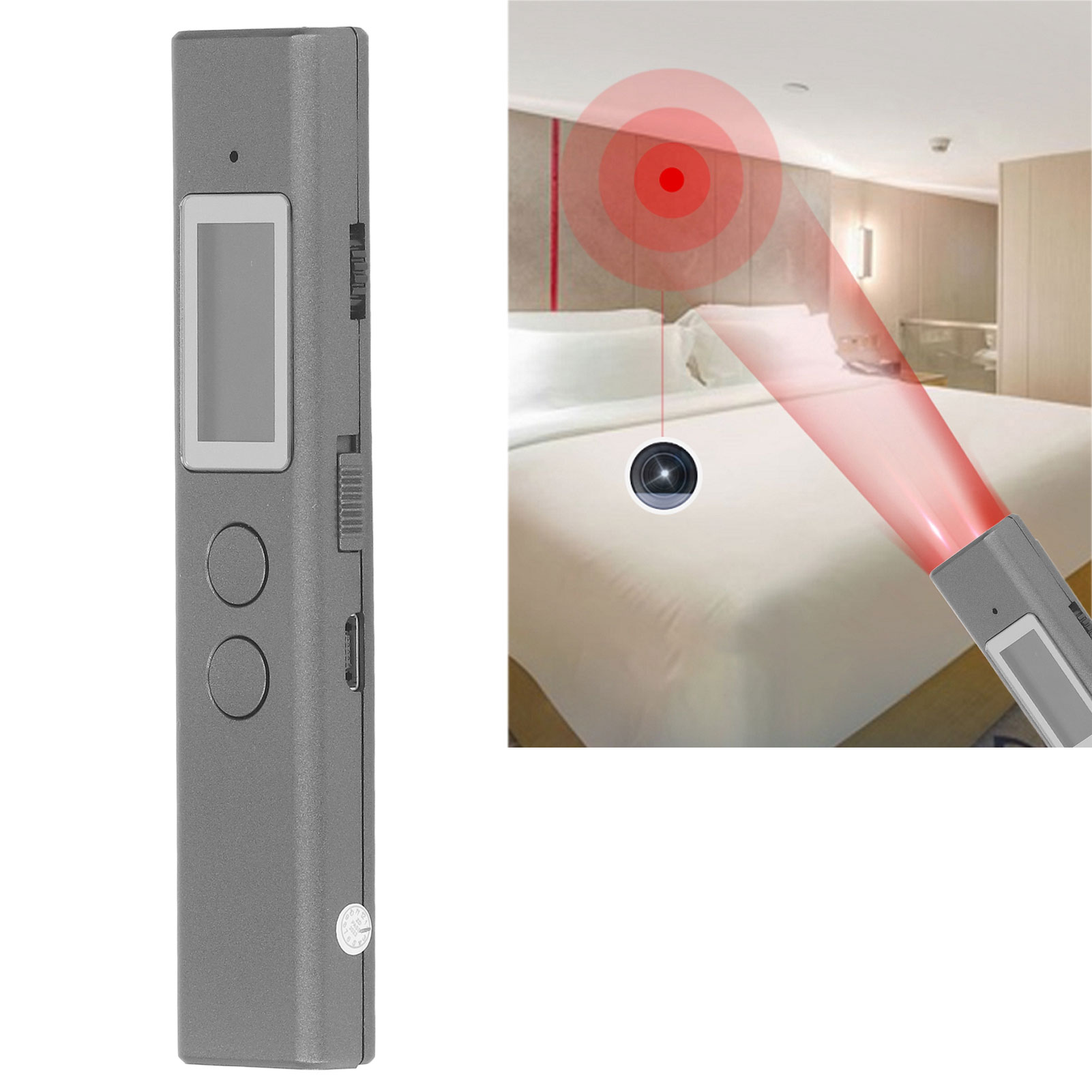 Multifunktionaler Signaldetektor, Tragbare Mini-spionagekamera Und Spionagedetektor Für Hotels