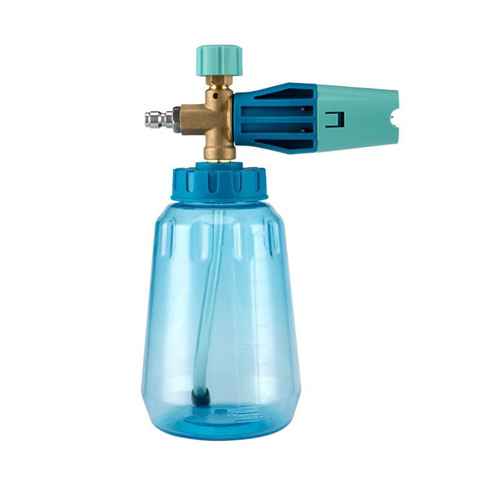 4000 Psi Hochdruck-schaumsprühgerät, Wasserpistole, Multifunktionales Schaumsprühgerät, Hochdruckpistole, 1/4" Npt Schnellanschluss, Vollständig Transparentes Eisvogel-lila.