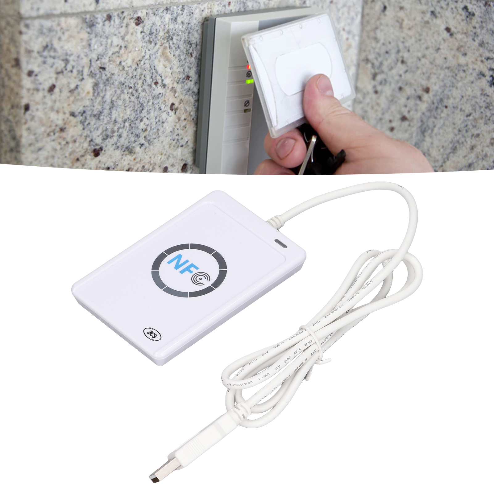 Acr122u-a9 Kontaktloser Smartcard-leser/schreiber / M1 Induktiver Kartenleser/schreiber / Uid-kartenleser/schreiber