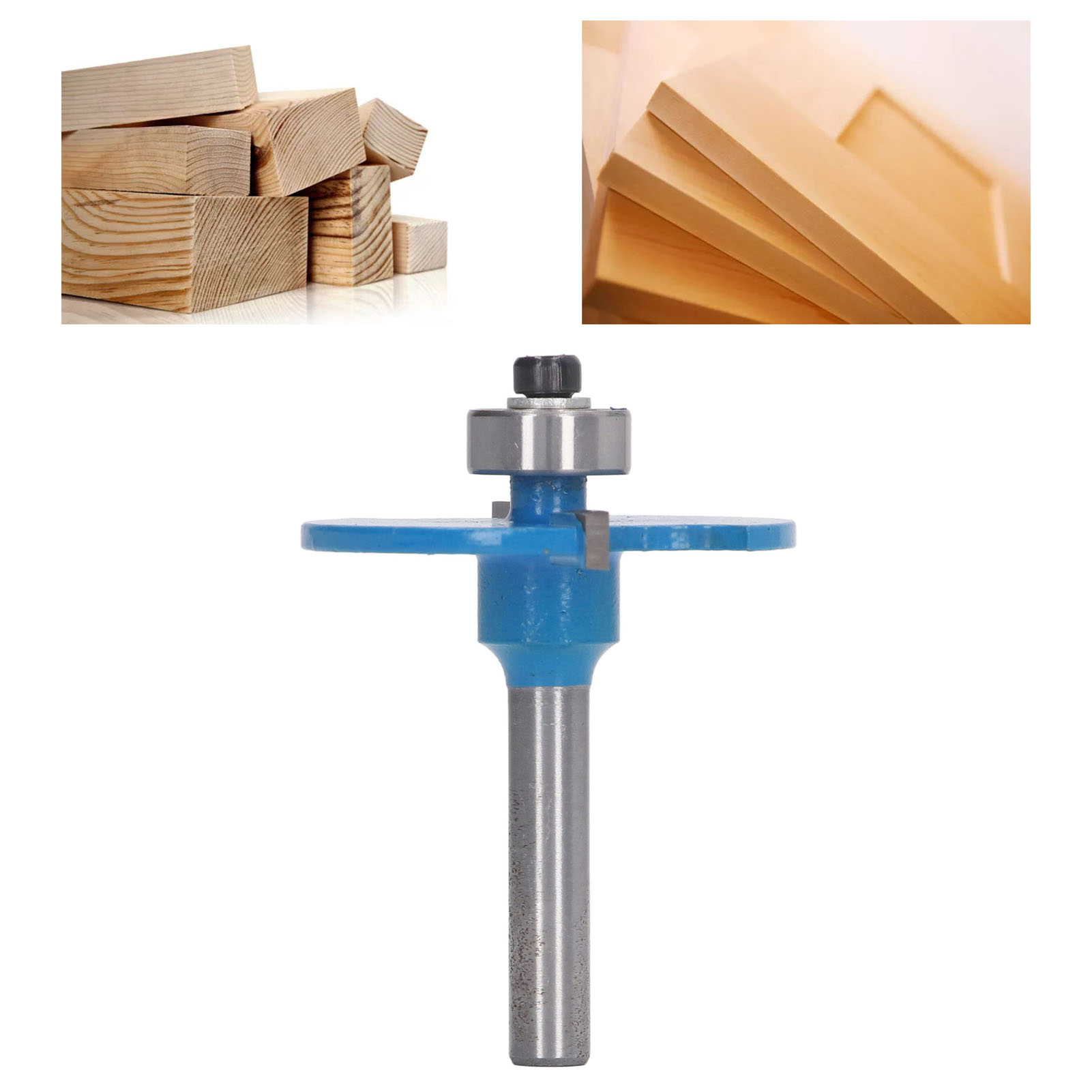 6,35 Mm (1/4") Kugellager-nutfräser, Holzfräser, Fräskopf Für Nutmaschine