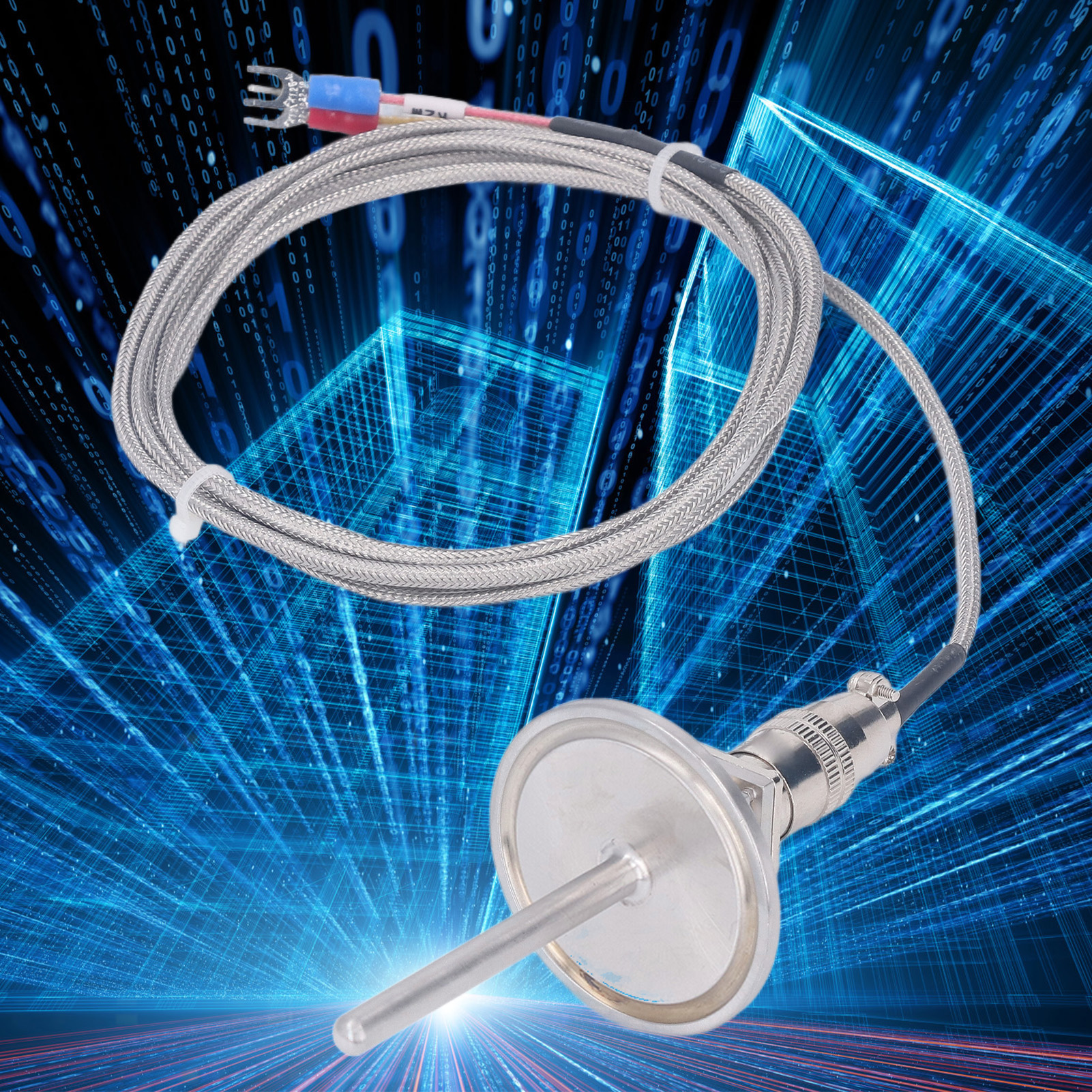 Thermoelement-temperatursensor Typ K Mit Schnellanschluss, 6 Mmd 60 Mml Hochtemperatur-schnellanschluss, Luftfahrtstecker, 2 M Thermoelement, Wasserdicht, Hochtemperatur- Und Abnehmbarer Anschluss.