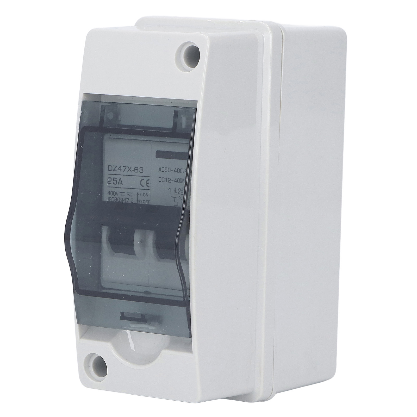 Baoyi 25 Ampere 2p Miniatur-gleichstrom-leistungsschalter, Dc 12v-400v Und Ac 90-400v, Ip65 Wasserdicht, Miniatur-gleichstrom-leistungsschalter Für Solar-photovoltaik-systeme.