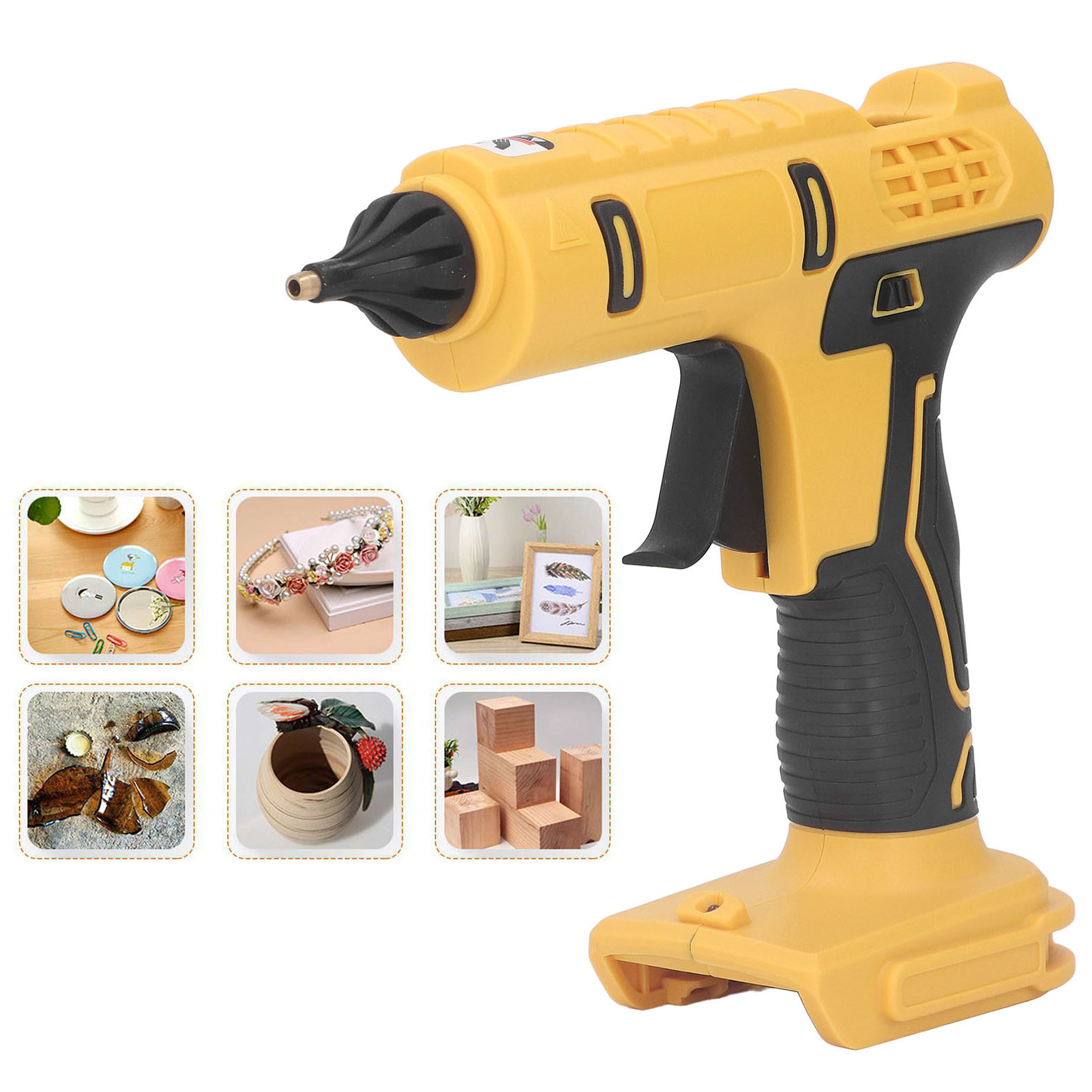 Akku-heißklebepistole Mit Lithium-ionen-akku, Kompatibel Mit Den Dewalt-modellen Dcb180, Dcb182, Dcb184, Dcb200, Dcb201, Dcb203, Dcb203bt, Dcb204, Dcb205 Und Dcb206