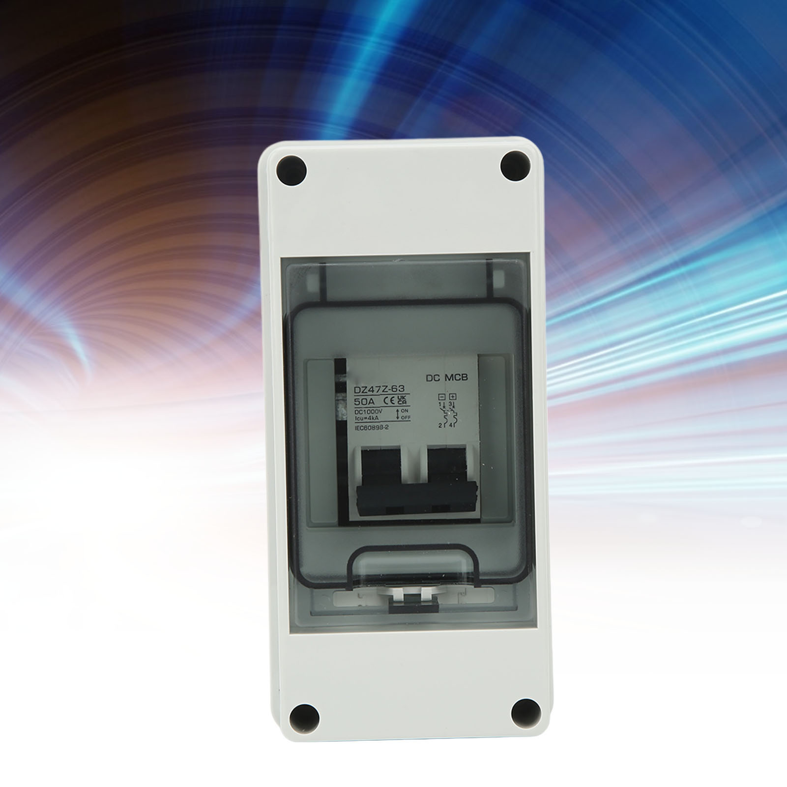 Miniatur-2p-leistungsschalter, 1000 V Dc-trennschalter, 50 A Dc-miniatur-leistungsschalter Für Solar-photovoltaikanlagen, Mit Schutzart Ip65.