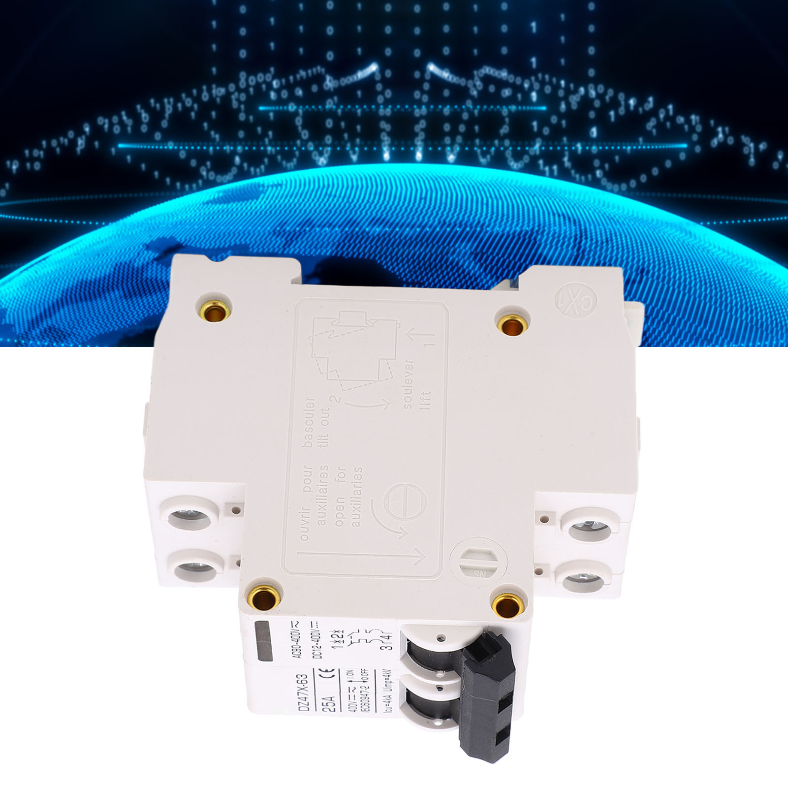 Baoyidz47x-63 25 A 400 V Ac/dc 2p Miniatur-leistungsschalter Für Photovoltaikanlagen, Din-schienenmontage