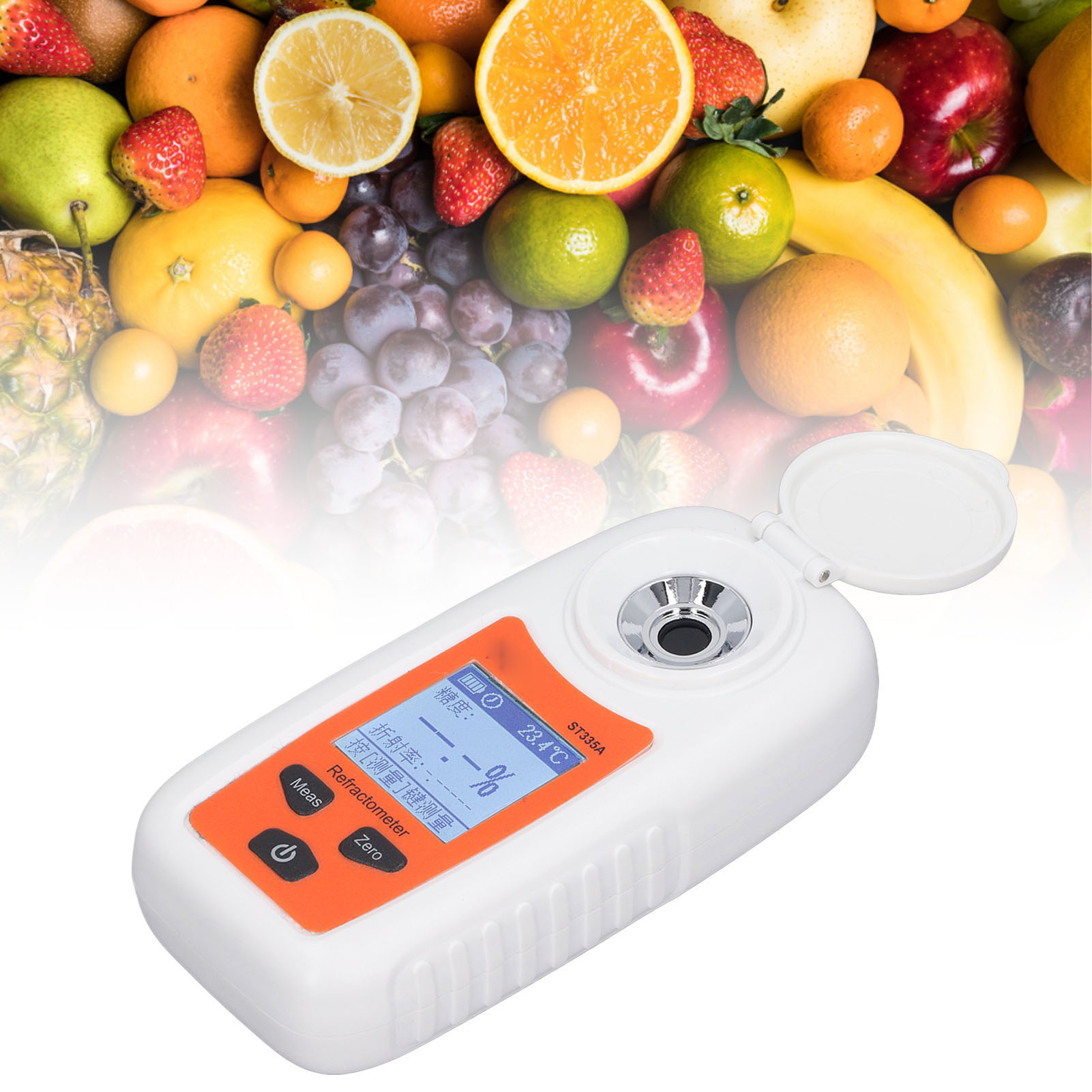 St335a Digitalanzeige Für Feuerfeste Geräte, Fruchtzuckerspender, Hochpräzises Instrument Zur Zuckergehaltserkennung Und -messung, Süßetester