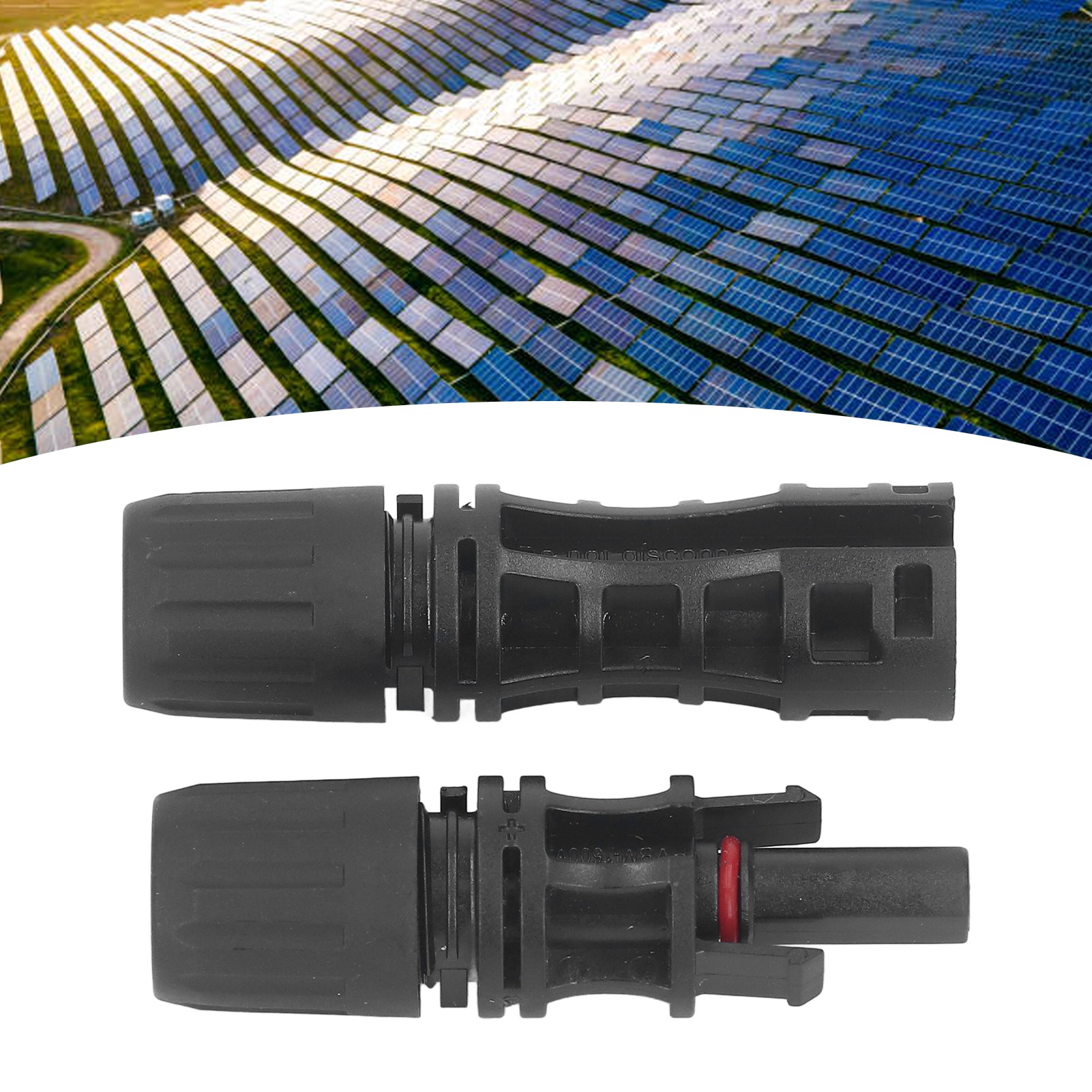 5 Sätze Mc4 Photovoltaik-steckverbinder (stecker Und Buchse) Zum Anschluss Von Photovoltaikmodulen (1500v 30a)