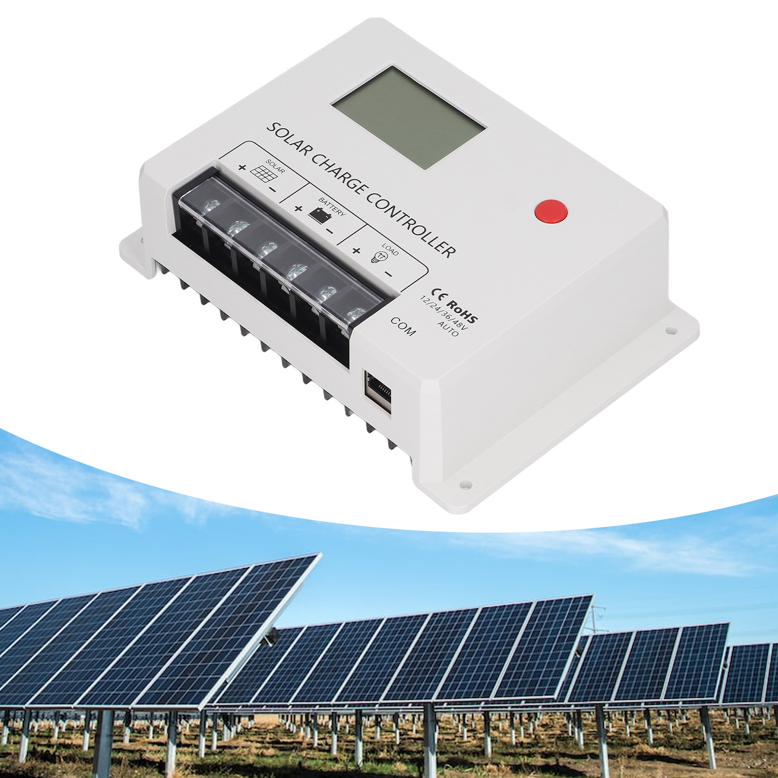 12v/24v/36v/48v 40a Solarsystem-controller Mit Pwm-last Und Rs485-kommunikation