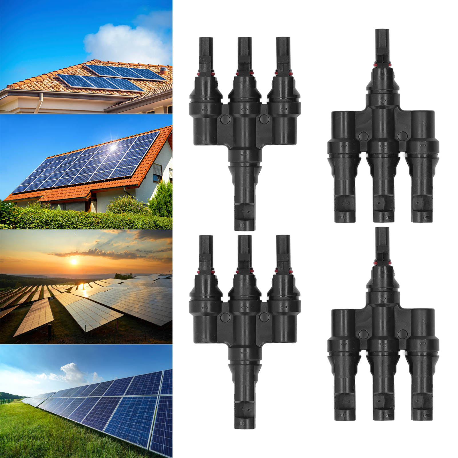Photovoltaik-steckverbinder Der Serie Pv-lt, Modell Pv-lt-3, Werden In 2er-packungen Verkauft.