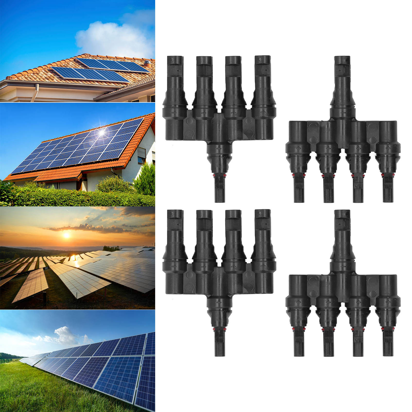 Photovoltaik-steckverbinder Der Serie Pv-lt, Modell Pv-lt-4, Paarweise Erhältlich