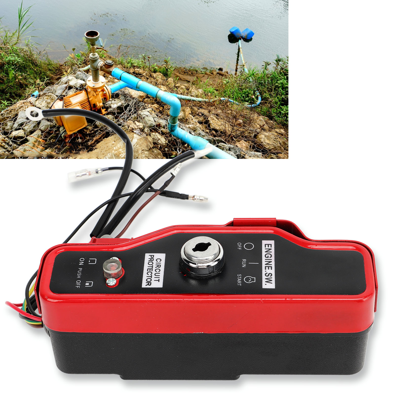 Elektrischer Anlasser-steuerkasten Für Gx160/168f/170f/2-3kw Benzinmotor