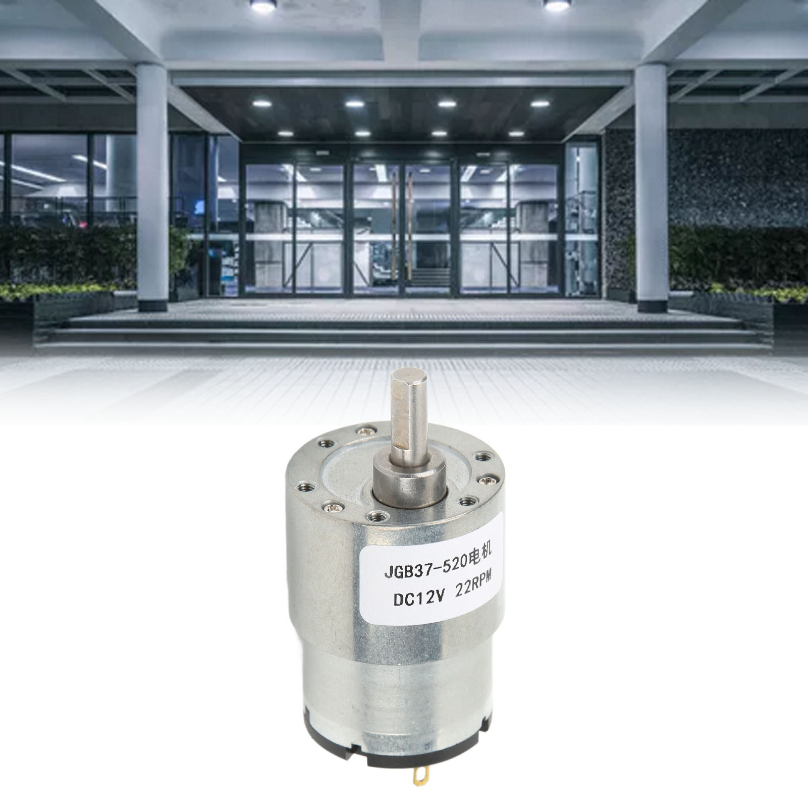 Jgb37-520 Drehmomentstarker, Drehzahlvariabler Mikromotor, Getriebemotor, 12 V Dc, 22 U/min