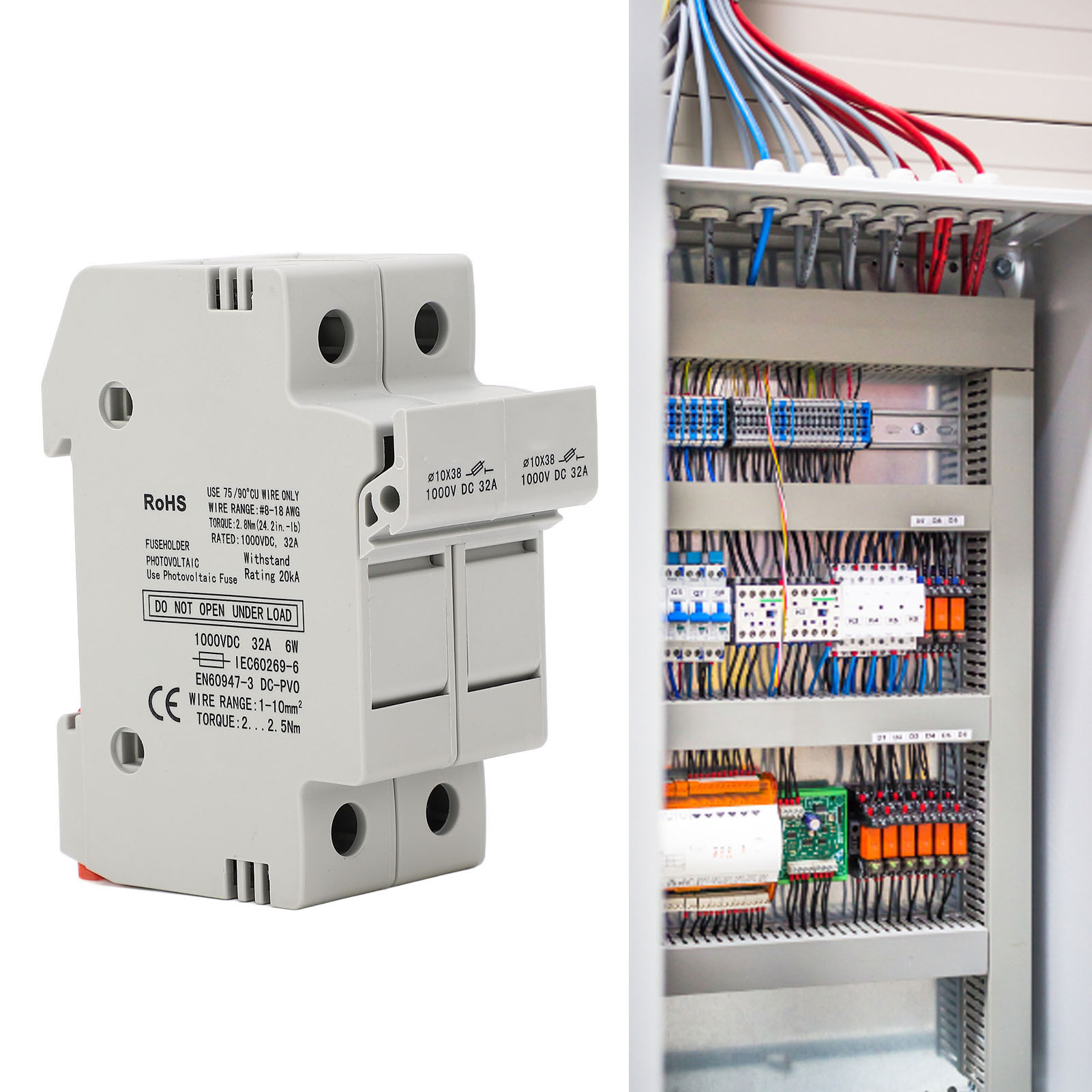 Gypv-32 2p 32a 1000v Dc Sicherungskasten