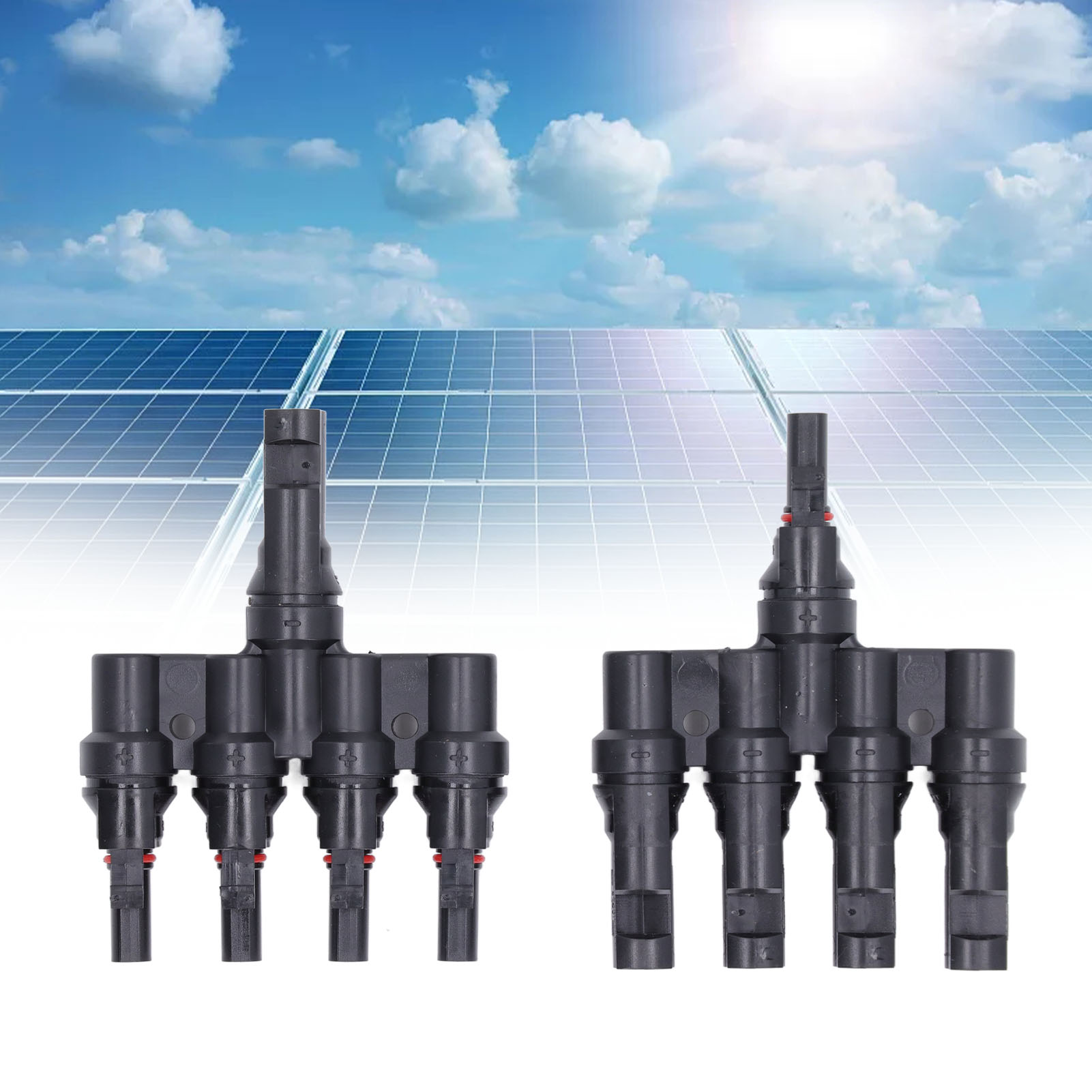 1 Paar Solarmodulverbinder, Mc4-t-steckverbinder, Heimwerker-installationswerkzeug, Mmf+ffm-paar Für Parallelschaltung Von Solarmodulen, Mc4-t7