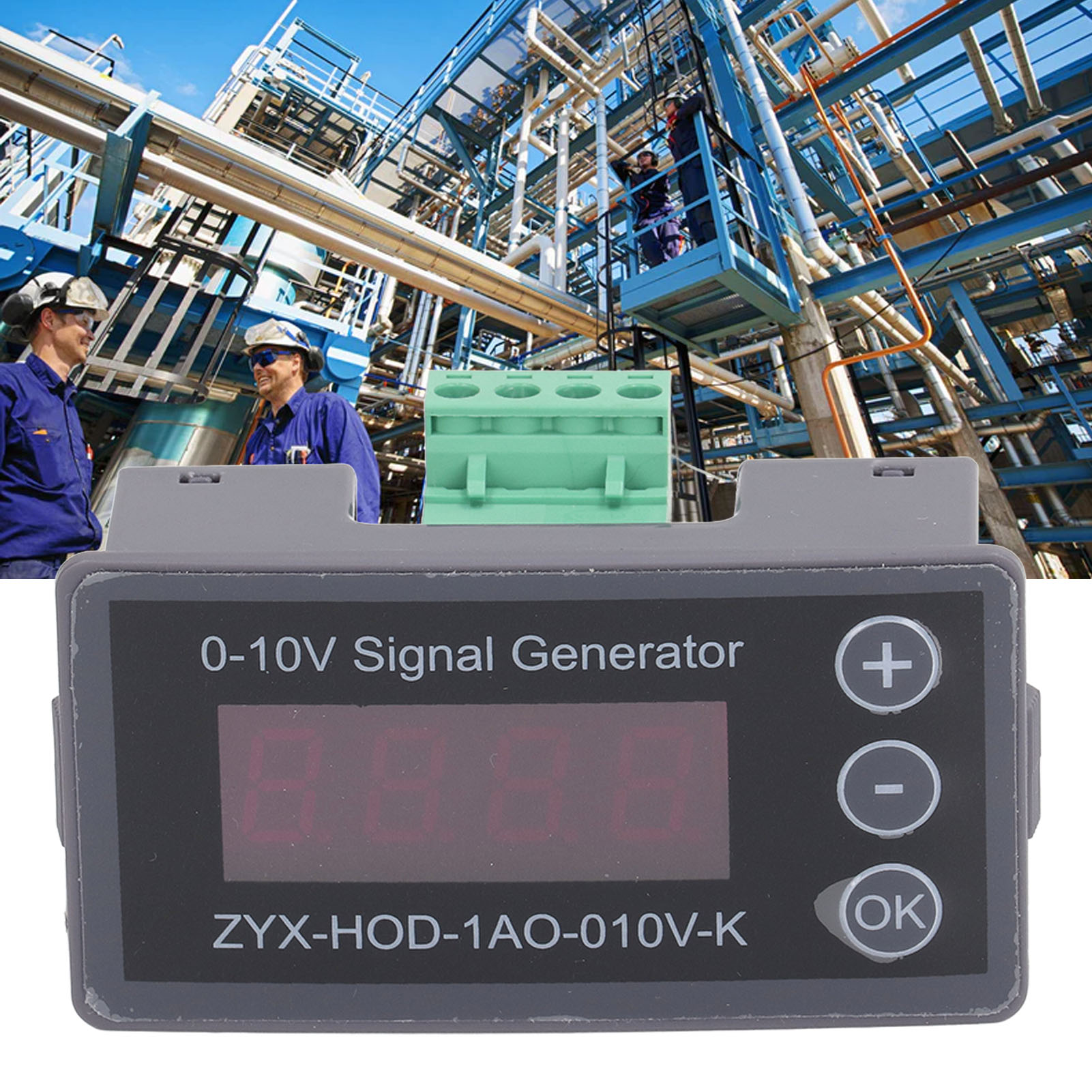 0-10-v-signalspannungsgenerator Mit Drucktastersteuerung, Led-dimmung, Analoger Servosteuerung Mit Sps-frequenzumrichter, 15-28 V Dc