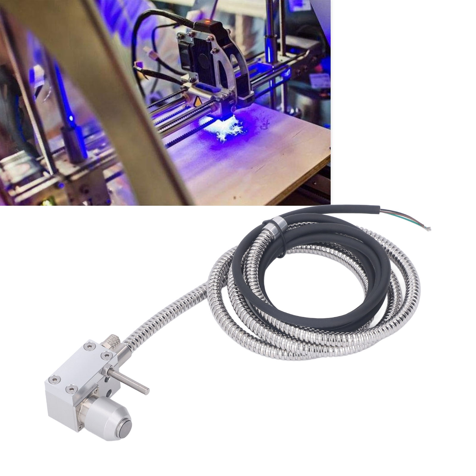 Automatische Werkzeugeinstellung Für Cnc-maschinen (24 V Dc) Mit Tischsensor, Universelles Kabelgebundenes Instrument, Werkzeugeinstellung Für Graviermaschinen Mit Normalerweise Geschlossenem System