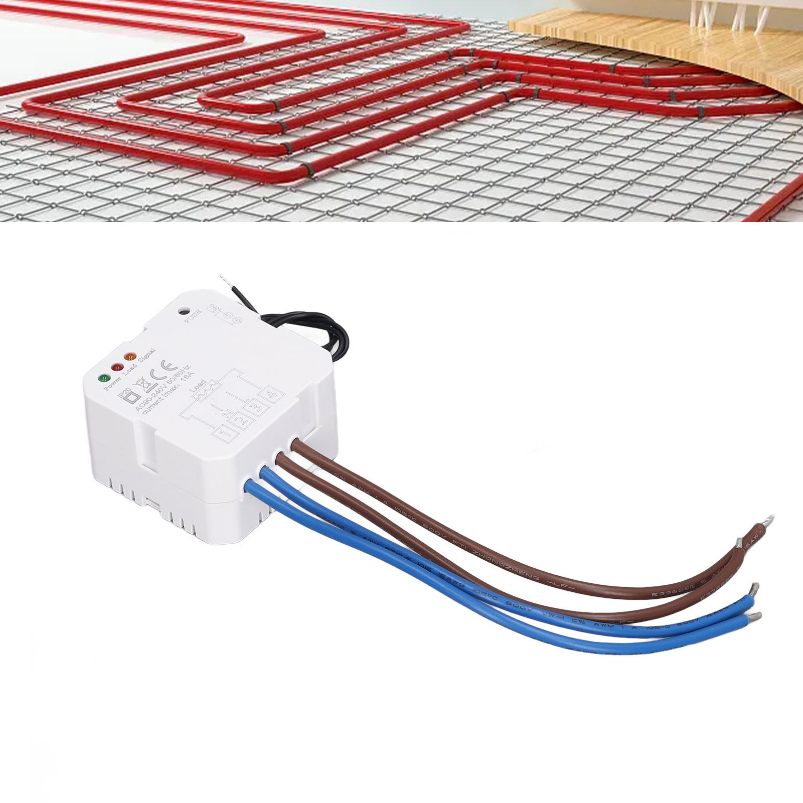 Rev03 Ac90-240v Empfänger-stellglied Für Elektrische Heizsysteme