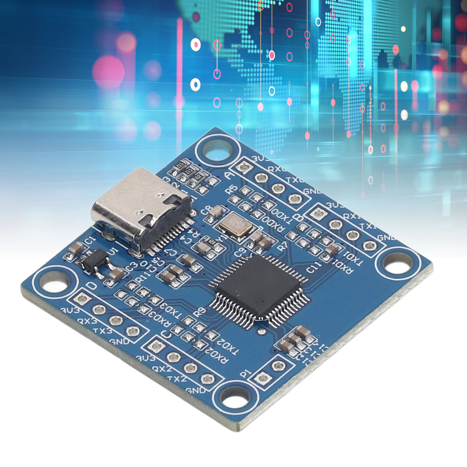 4-kanal-usb-zu-ttl-modul, 3,3 V Usb-zu-4-kanal-seriell/uart-transceiver.