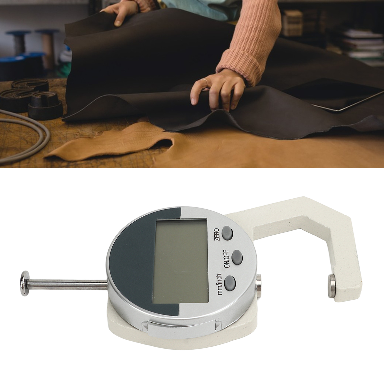 Digitales Elektronisches Dickenmessgerät, 0–25,4 Mm/1", Digitales Dickenmessgerät 0,01 Mm/0,001".