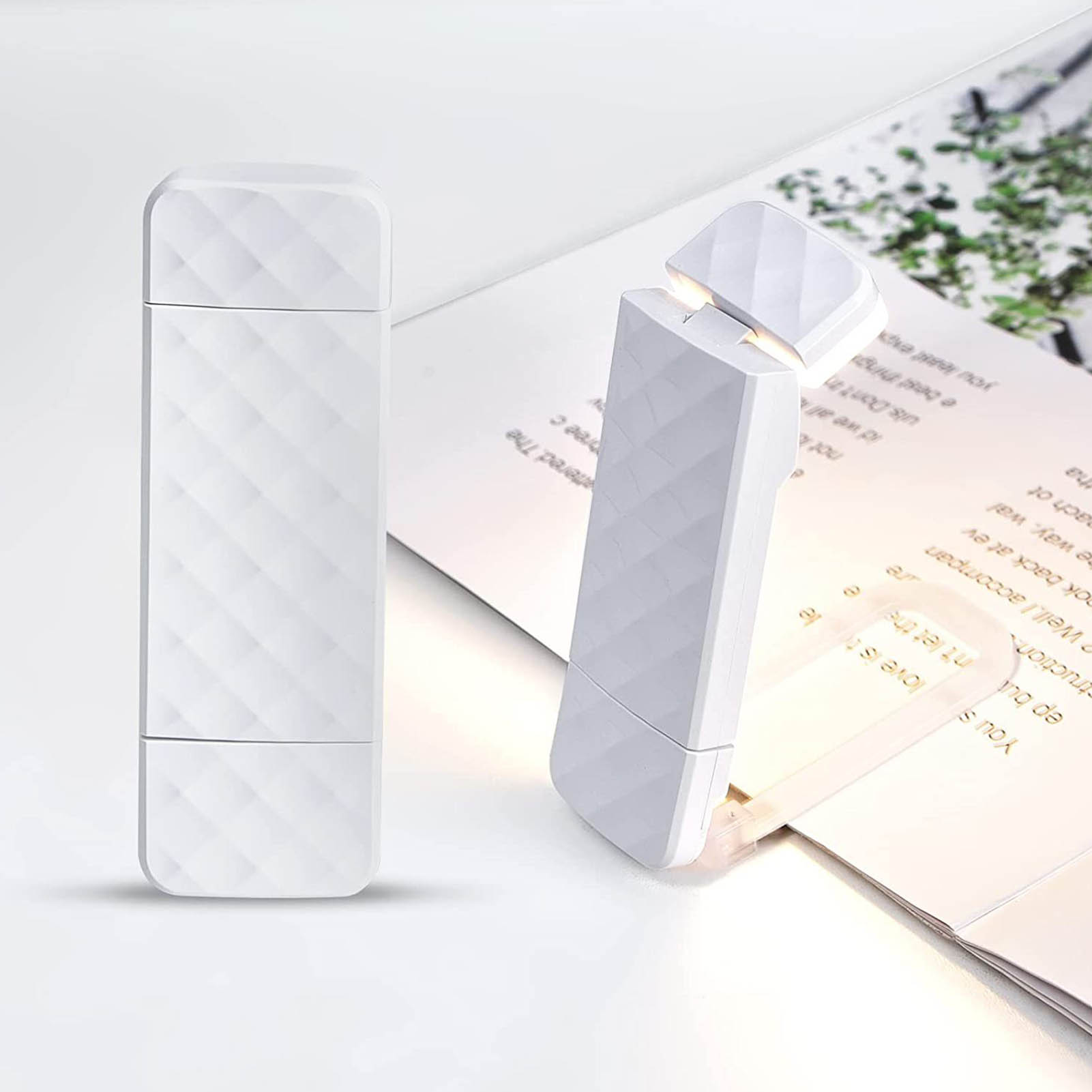 Faltbare Usb-taschenlampe Mit 3 Farbmodi, Stufenloser Dimmfunktion, Einfachem Clip-design, Geeignet Für Reparaturen, Lesen, Schmuckbewertung Und Andere Aufgaben.
