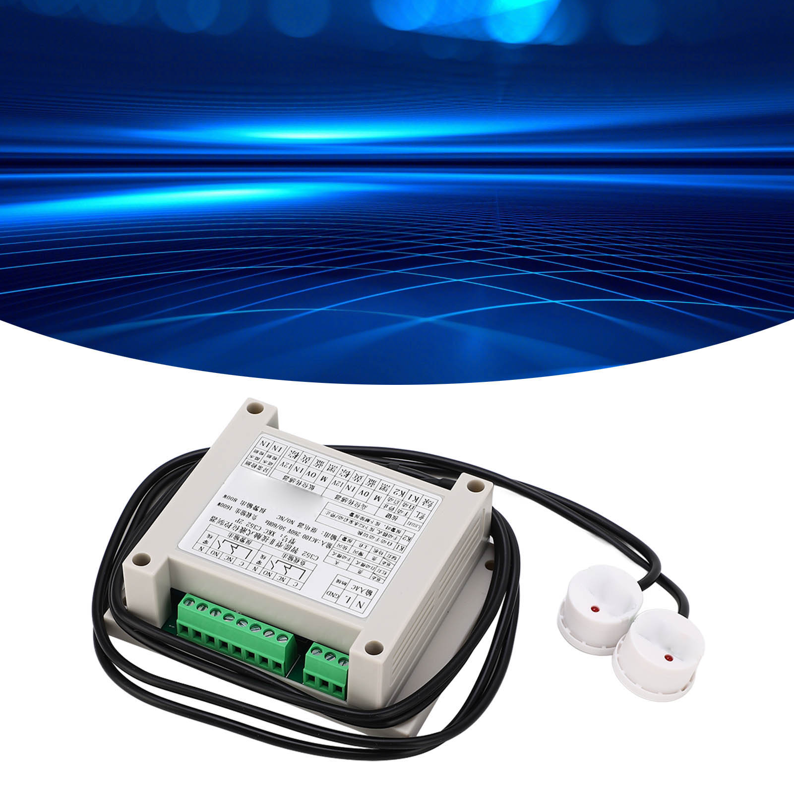 Xkc-c352-2p Berührungsloser Flüssigkeitsstandregler, Intelligenter Niveauschalter Für Wasserpumpen, Regler Für Hohe Und Niedrige Füllstandseinstellung Am Ein- Und Auslass Der Wasserpumpe, 100–260 V We