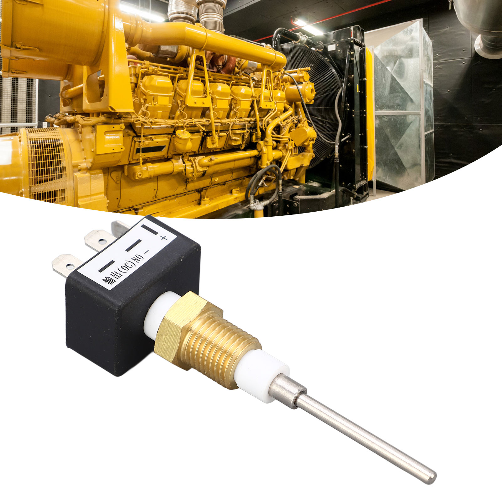 1/4 Npt-füllstandssensor Für Wassertank Von Dieselgeneratoren, Alarm, Niedrigwasserschutz, 5–35 V Dc
