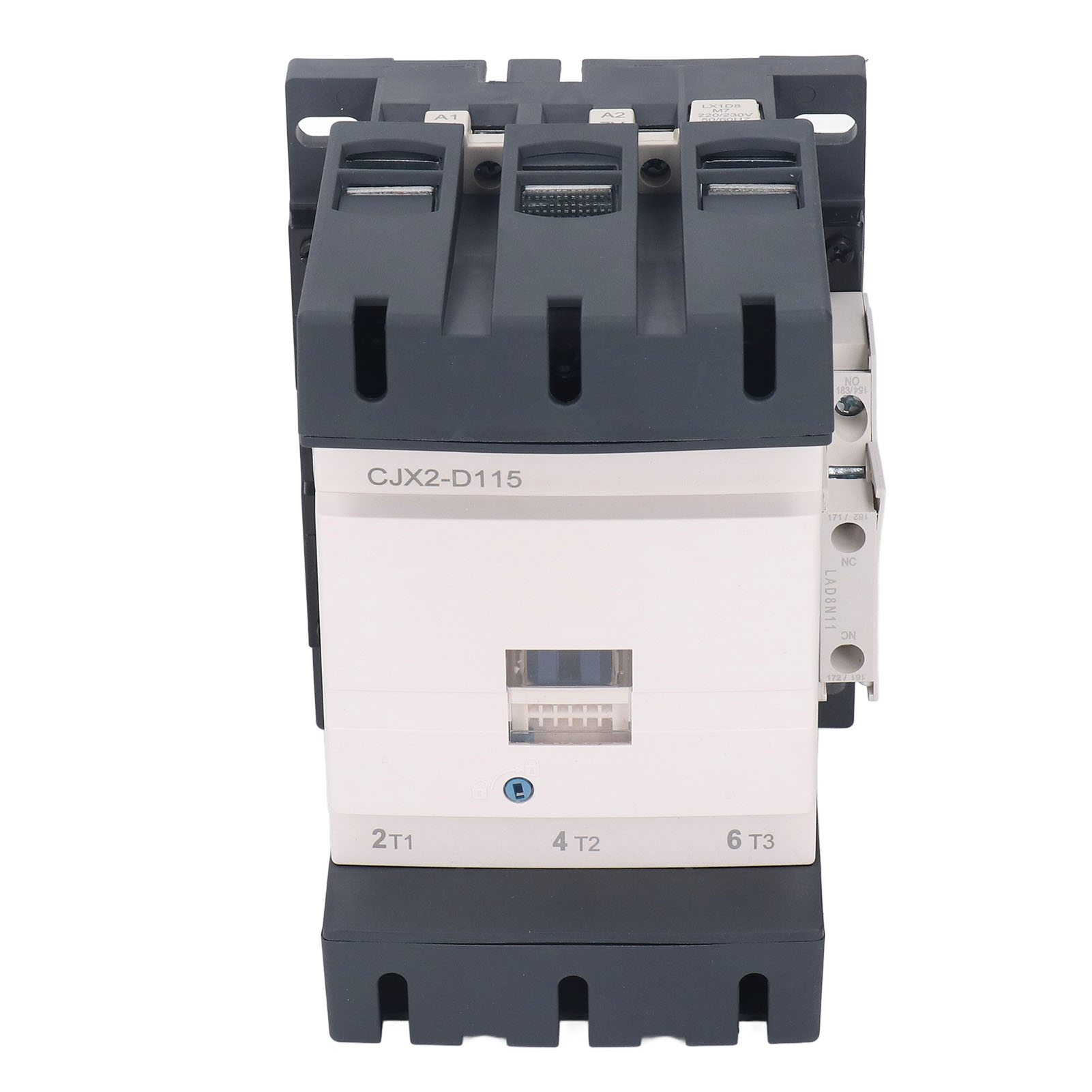 Dreiphasen-ac380v-115a-schütz Mit Silberkontakten Cjx2-d115, 50/60-hz-spule, 3-polig, 1 Schließer (no), 1 Öffner (nc).