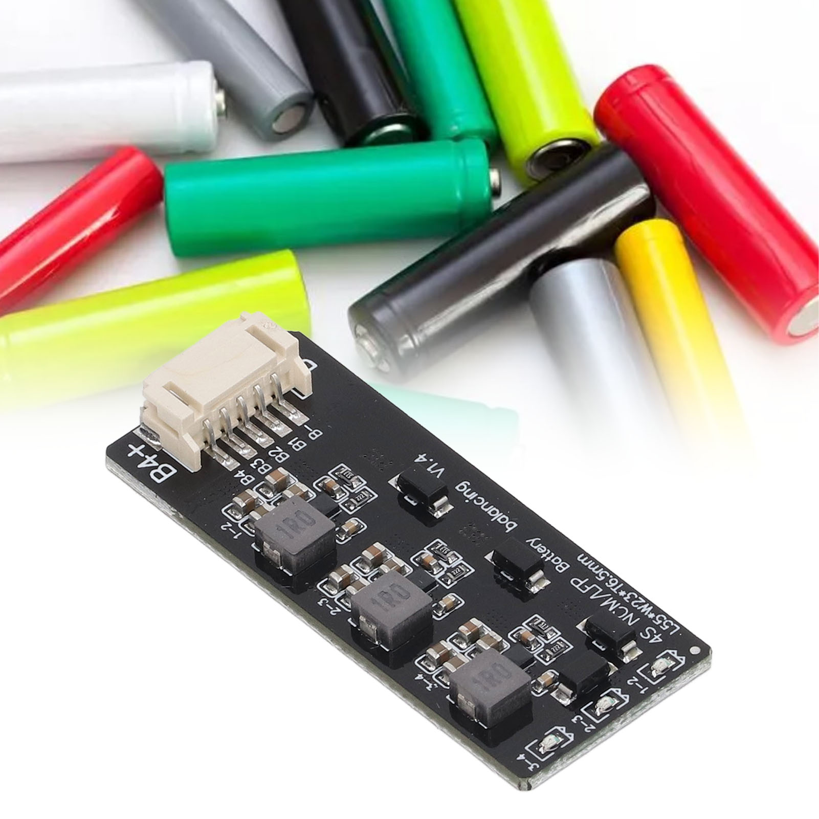 Aktives Balancerboard 2,0 V–4,5 V 1,2 A Für Lifepo4-lfp-akkus, Bms-leistungsübertragungsplatine, 1–4s-balancer