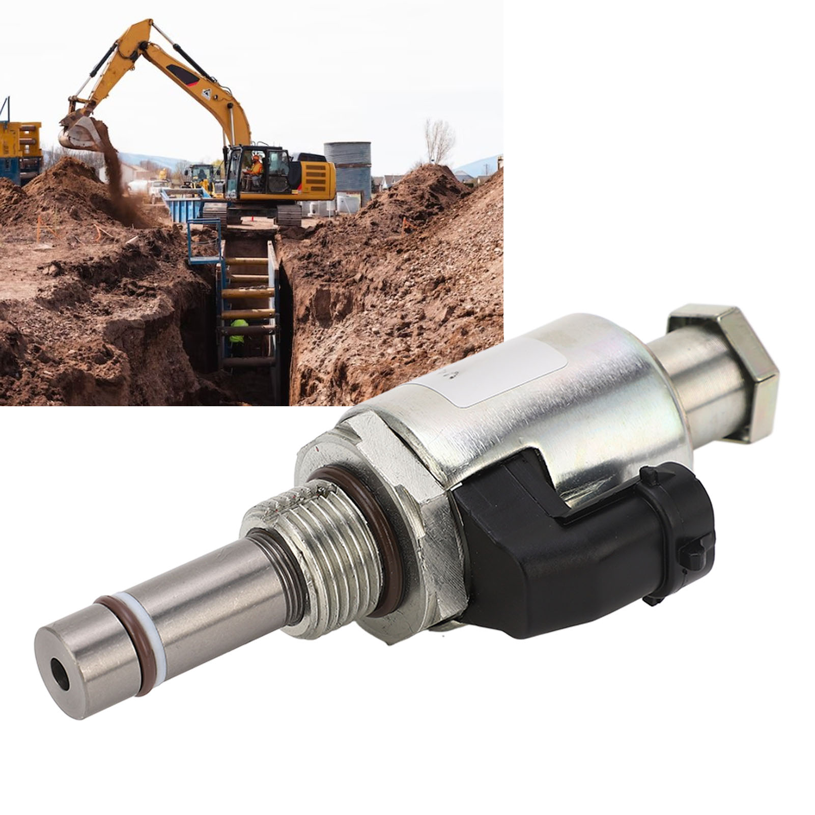 Das 12v-magnetventil 107-0677 Ist Geeignet Für Caterpillar Cat 69d 769c 769d 773b 773d 773e 775d 775e 3508g 3508b 3508j.