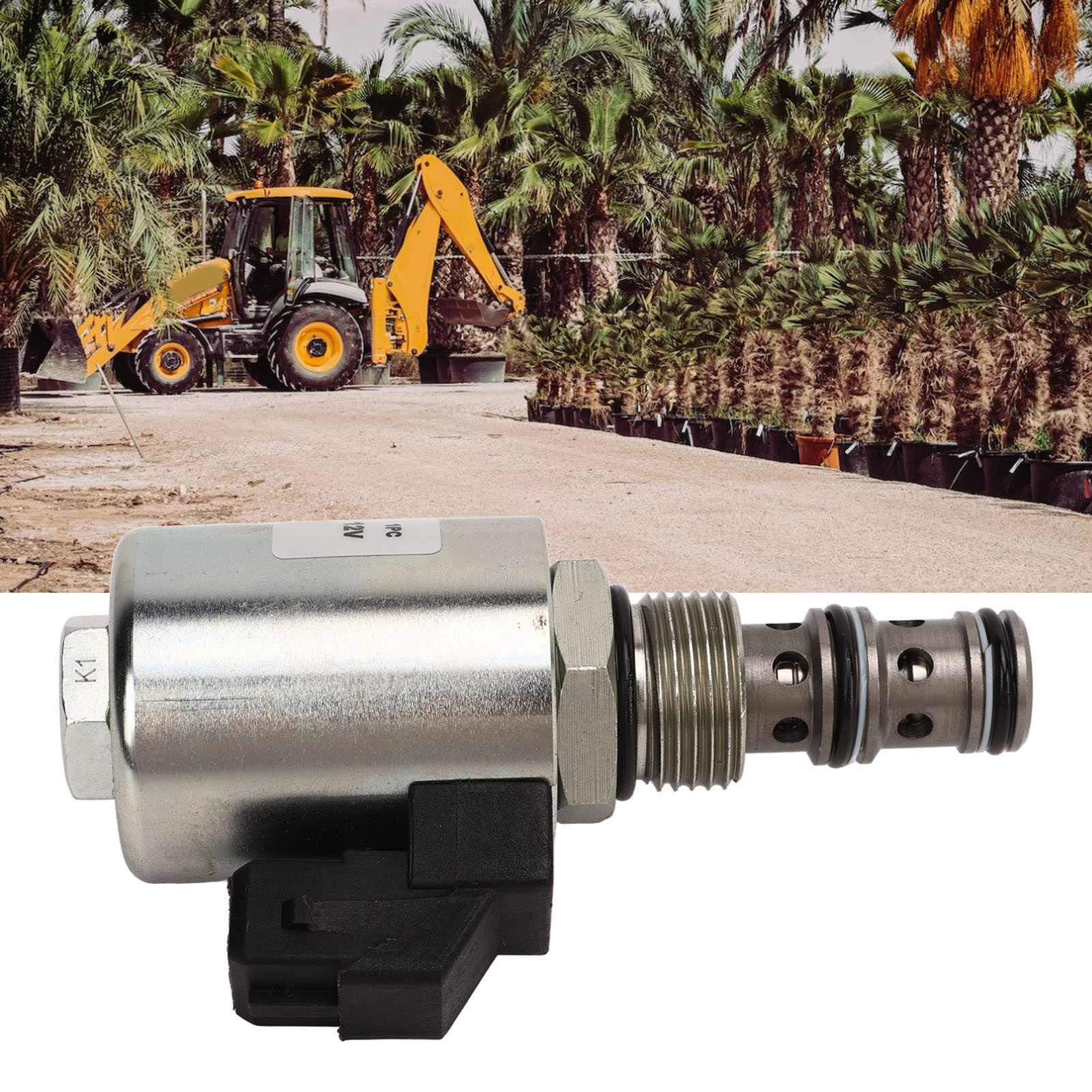 Das 12v-magnetventil 25/105100 Ist Für Den Jcb 3cx/4cx Baggerlader Geeignet.