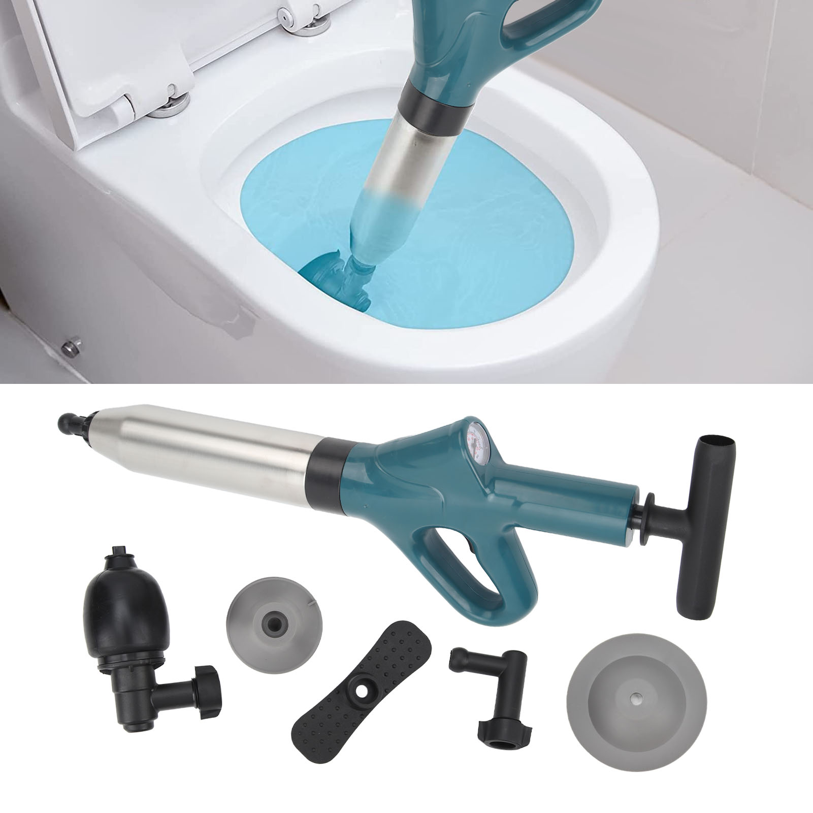 Abflussreiniger, Toilettenpömpel, Schnellabflussreiniger, Kanalreinigungswerkzeug