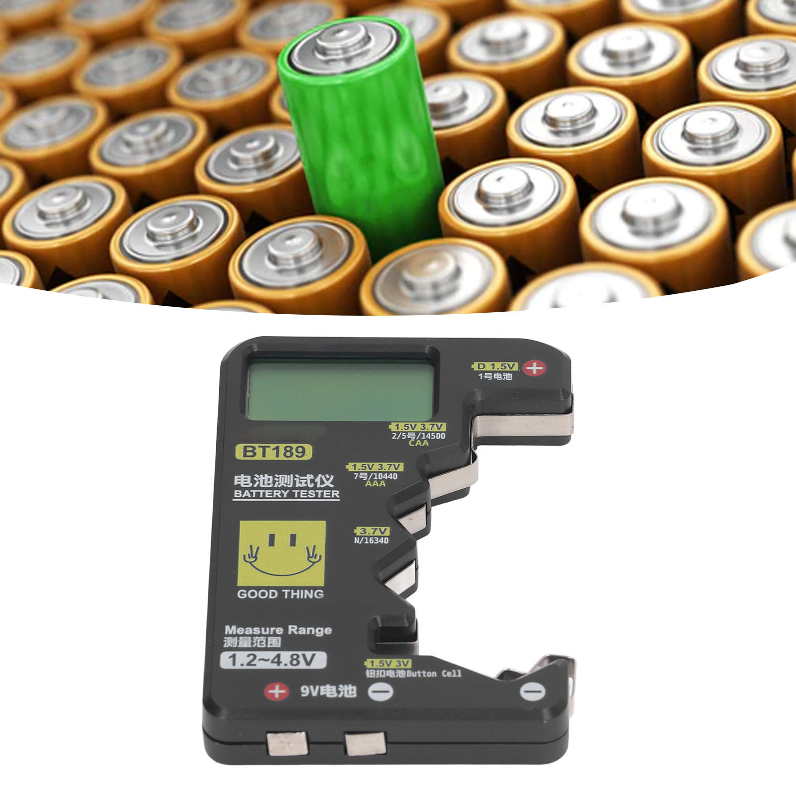 Aneng Batterietester, Batterieleistungsanzeige, Batteriespannungsanzeige, Restleistungsanzeige
