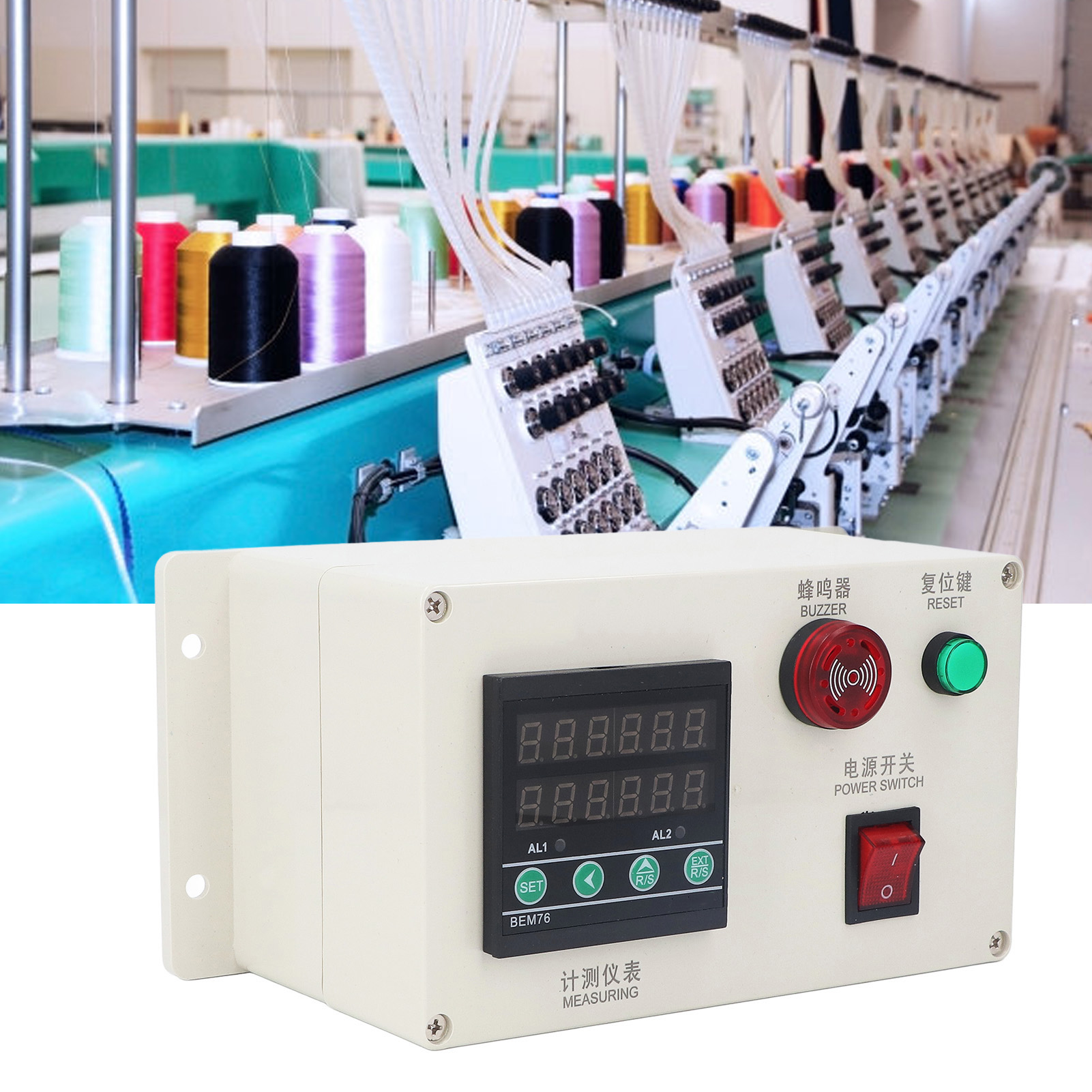 Berm/bem76-bmq-lth-p10-xjl-ct Komplettes Digitales Zählwerk Mit Federunterstützung 100-240 V, Hochpräzise Walzengewebe-inspektionsmaschine 1-999999