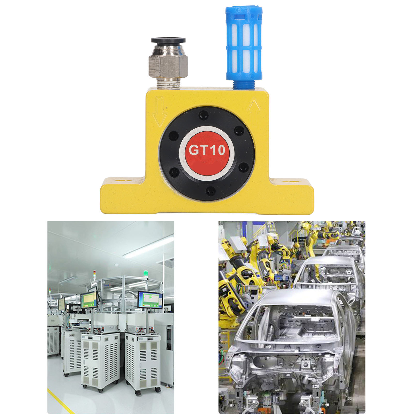 Gt10 G1/8" Pneumatischer Turbinenvibrator Industrieller Pneumatischer Turbinenvibrator