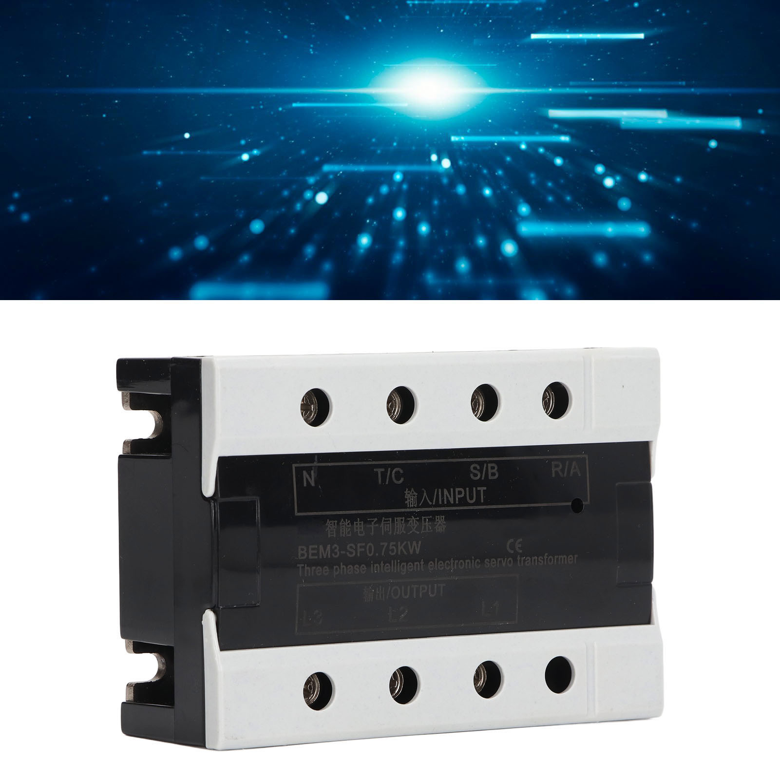 Berm® Intelligenter Dreiphasiger Elektronischer Servotransformator: Dreiphaseneingang 360–420 V, Dreiphasiger Ausgang 200–230 V