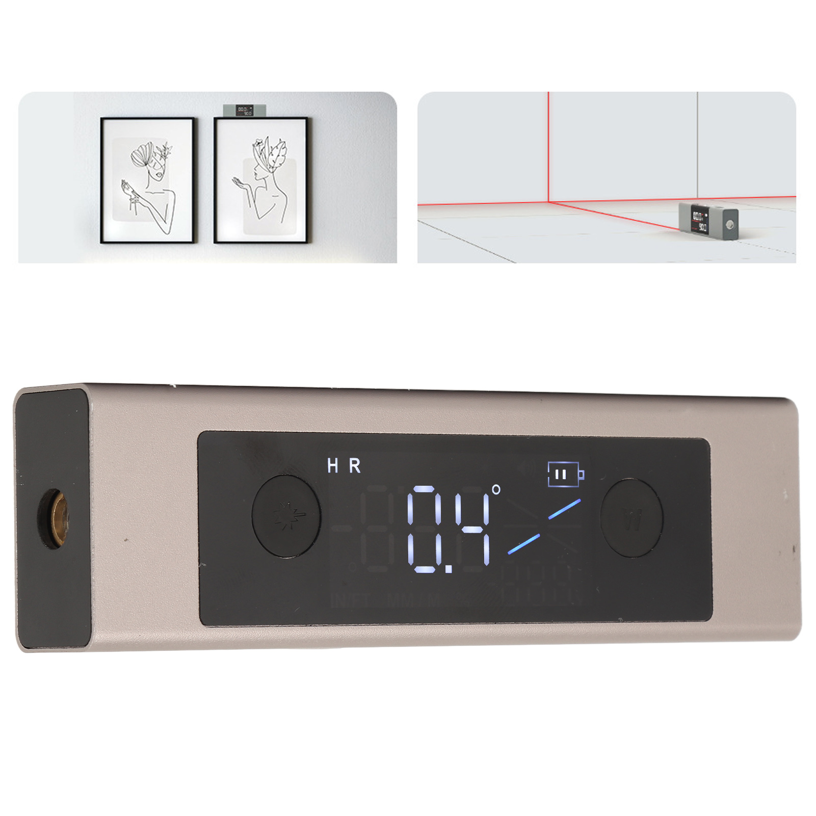 Intelligenter Zweiachsen-laserwinkelmesser ±40°