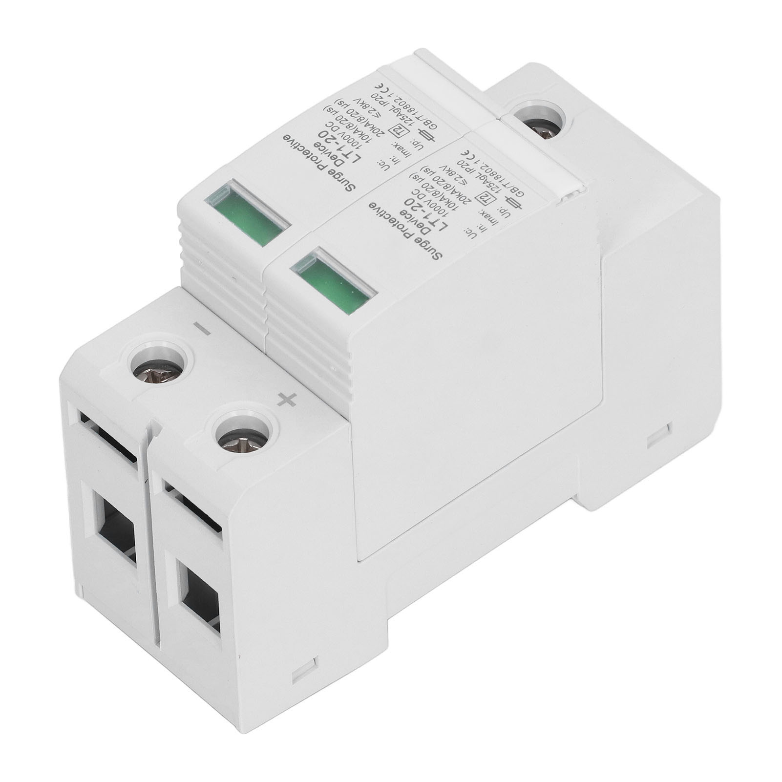 Lt1-20 Dc 1000v 10-20ka/2-poliger Photovoltaik-überspannungsableiter