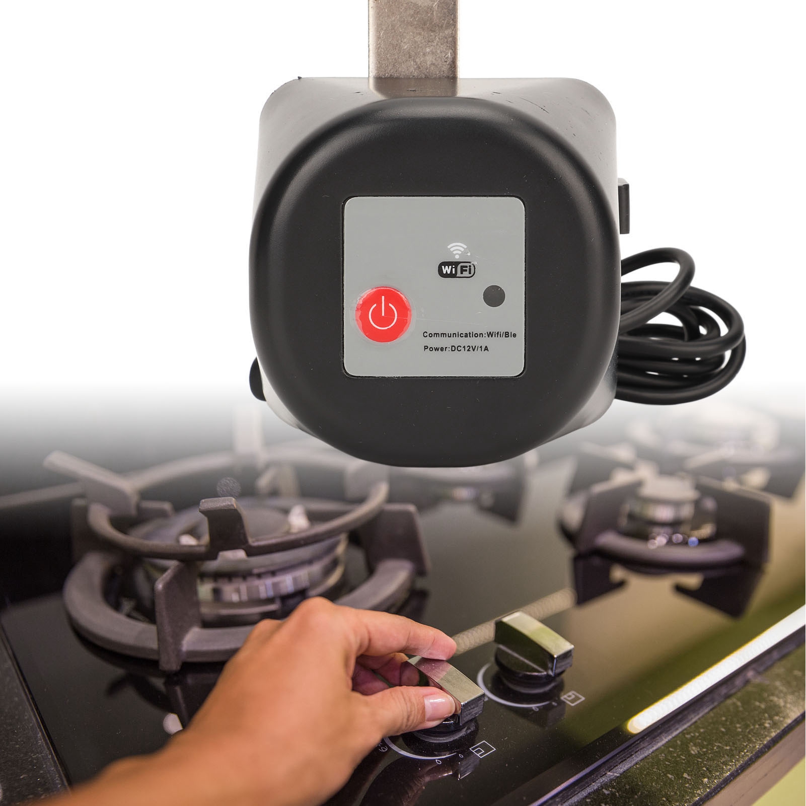 Tuya Smart Wifi Roboterarm-rohrabsperrventil, Kompatibel Mit Gasleitungen, Ac100240v Stromversorgung (europäischer Standard).