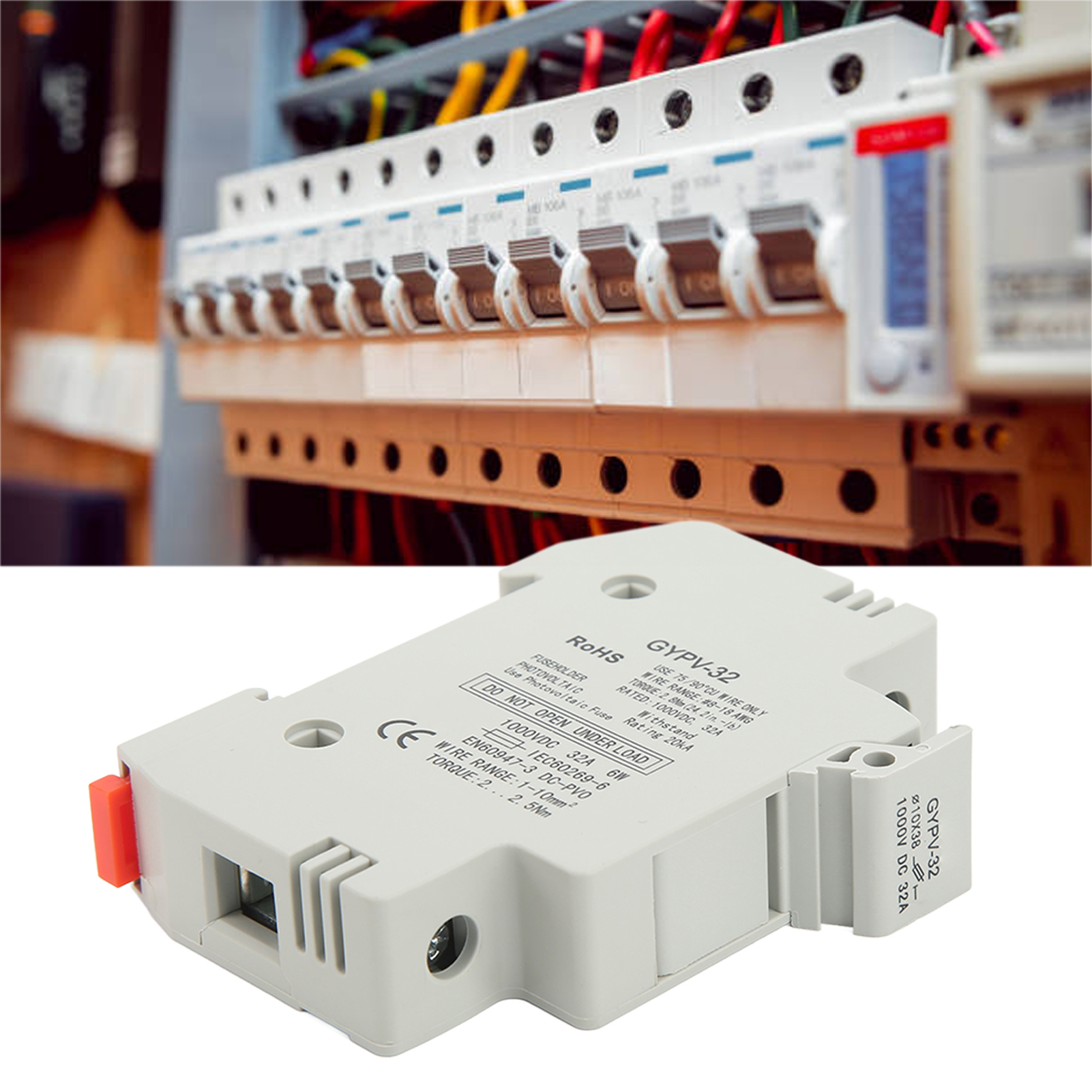 Gypv-32 1p 32a 1000v Dc Sicherungskasten