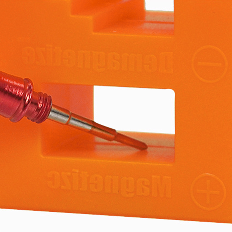 Fabrikgroßhandel Magnetisierer/entmagnetisierer, 2-in-1-kopf, Schraubendreher, Magnetisierer-/entmagnetisierer-werkzeuge, Orange.