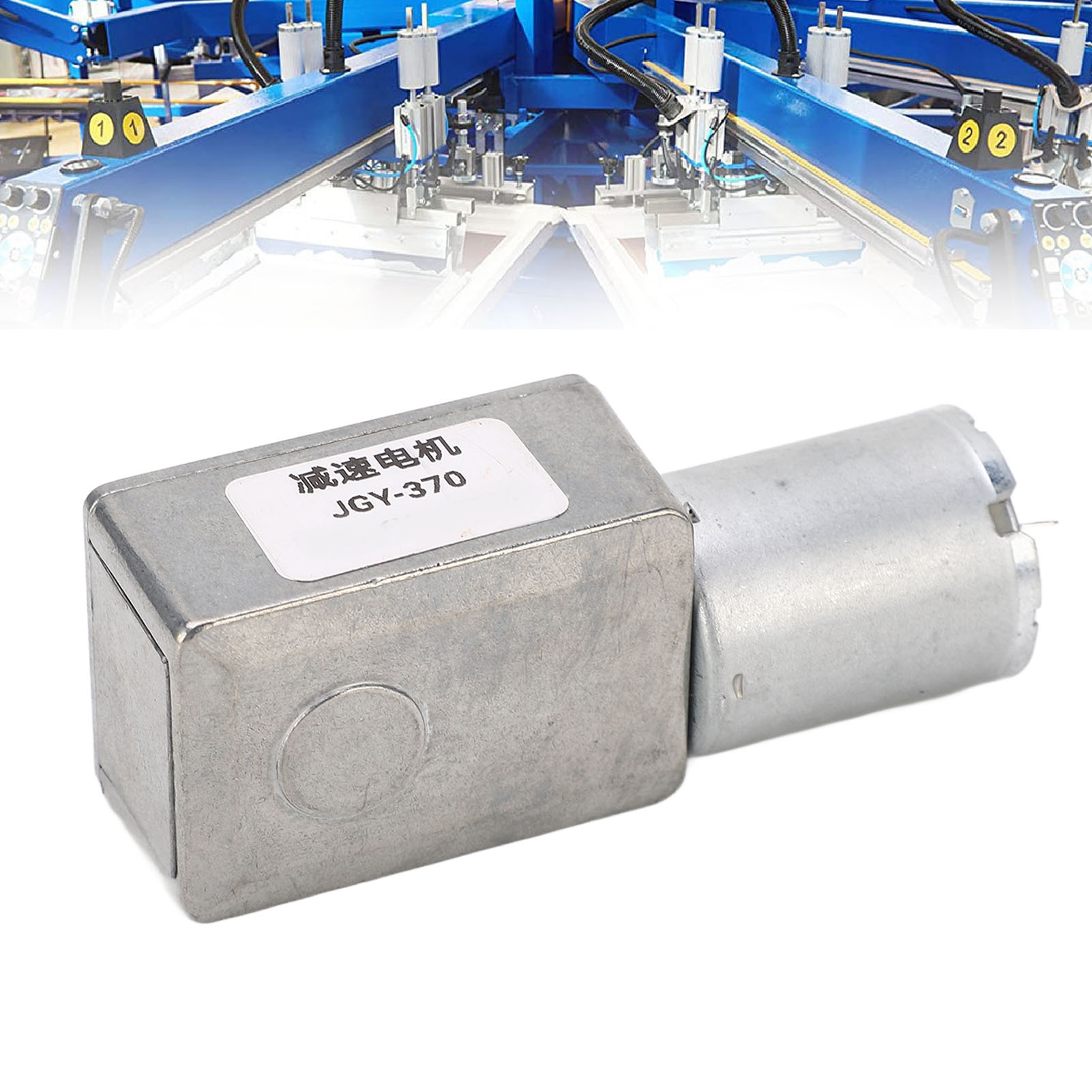 Jgy-370 24v Niedrigdrehzahl-gleichstrom-getriebemotor, 12-mm-einwellenantrieb, Selbsthemmendes, Reversibles Schneckengetriebe Mit Festem Sitz, 40 U/min