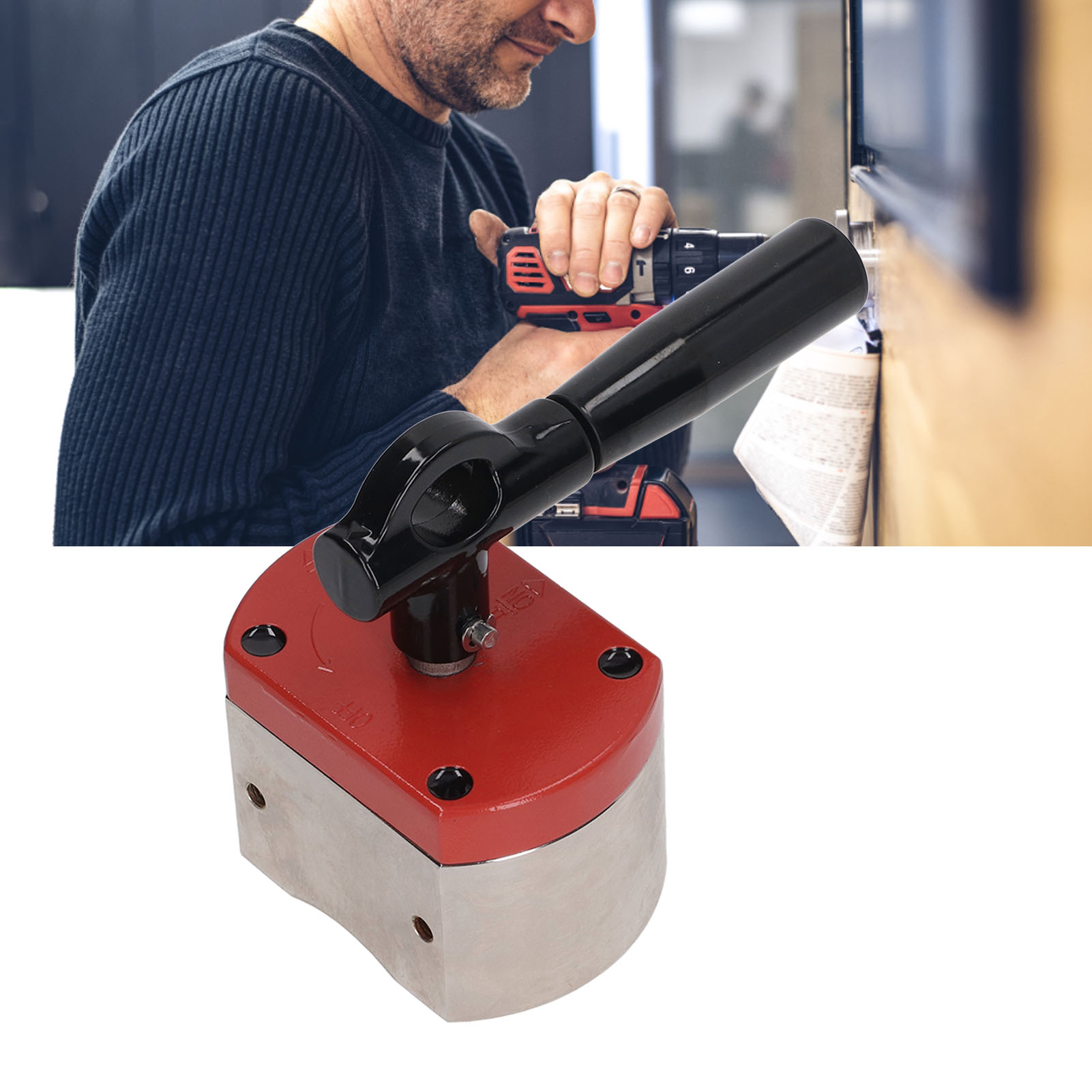 Multifunktionsschalter, Magnetische Positionierung, Bohren, Heben Schwerer Lasten, Tiefwasserbergung, Sieben, Filtration, Schweißen, Befestigen, 300 Kg Haltekraft