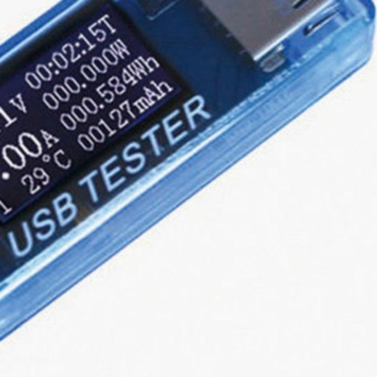 Blue Qc2.0 Usb-ladestrom-/spannungstester, Mx17 Usb-voltmeter Und Amperemeter-detektor