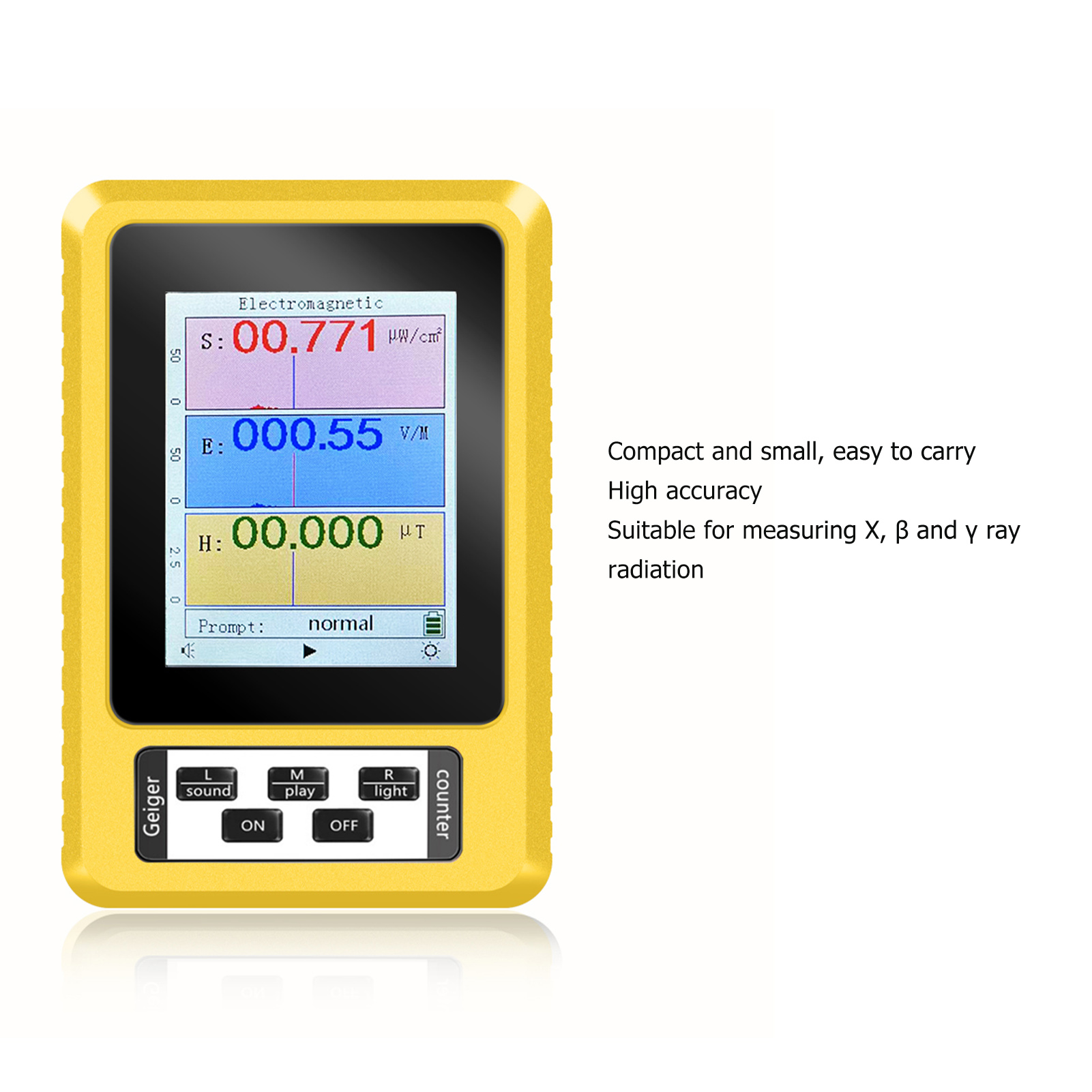 Geigerzähler Xr3, Kernstrahlungsdetektor, Gm-detektionstechnologie, Βγ-röntgendosimeter Mit Display, Elektromagnetischer Strahlungsdetektor