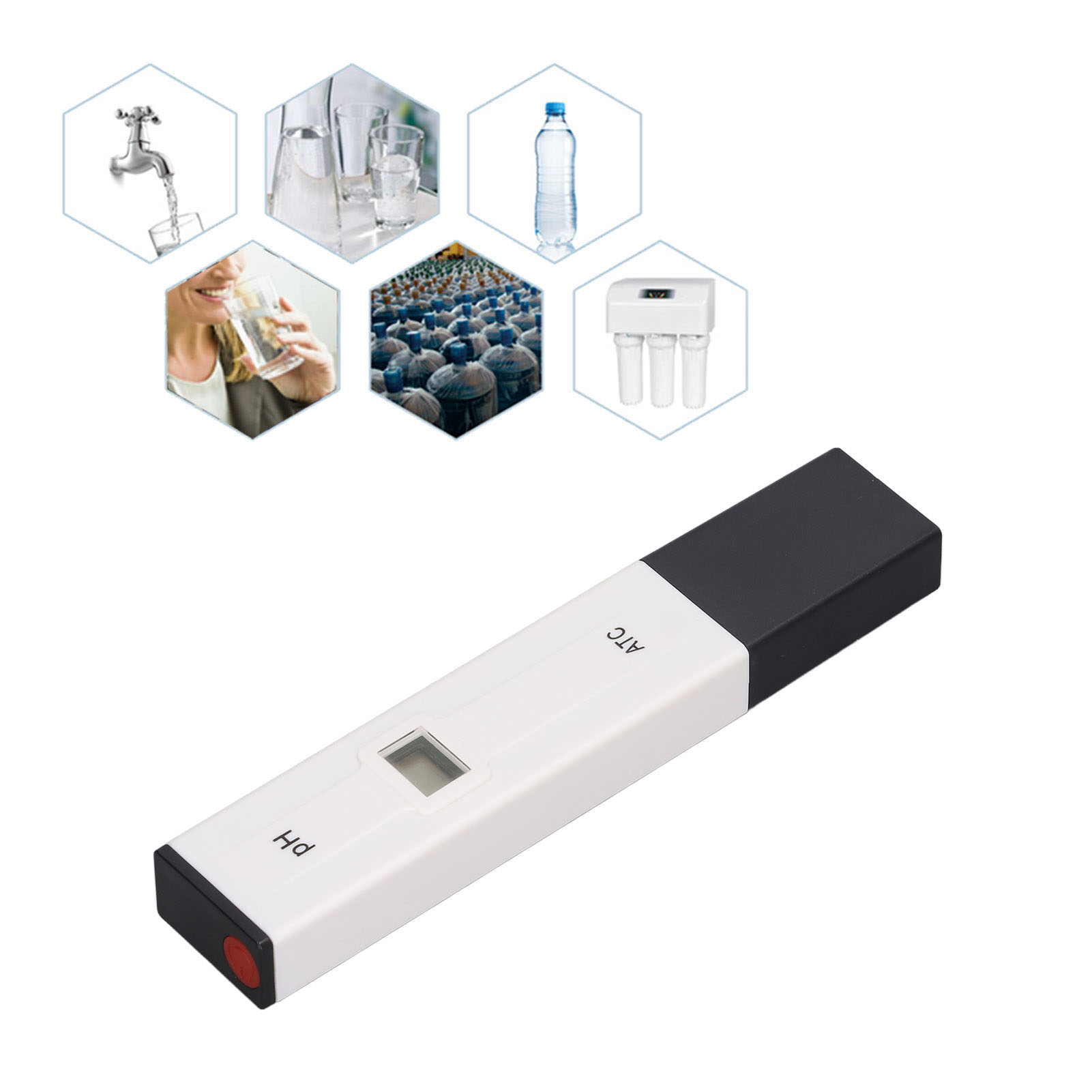 Verbessertes Ph-meter Im Stiftformat, Tragbarer Ph-teststift, Ph-teststift Zur Bestimmung Von Säure Und Alkalität.